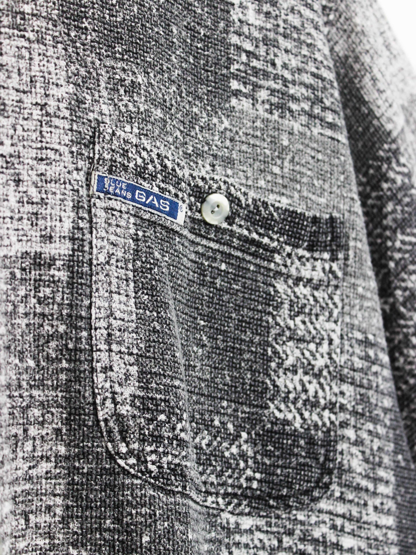 Сіра бавовняна сорочка з візерунком у клітинку