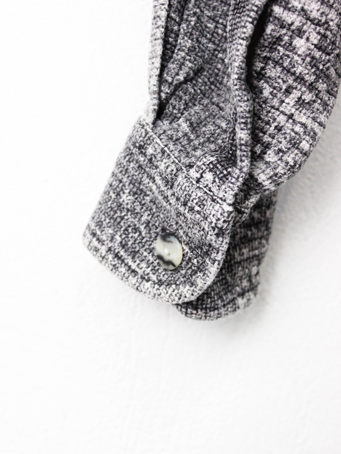 Сіра бавовняна сорочка з візерунком у клітинку