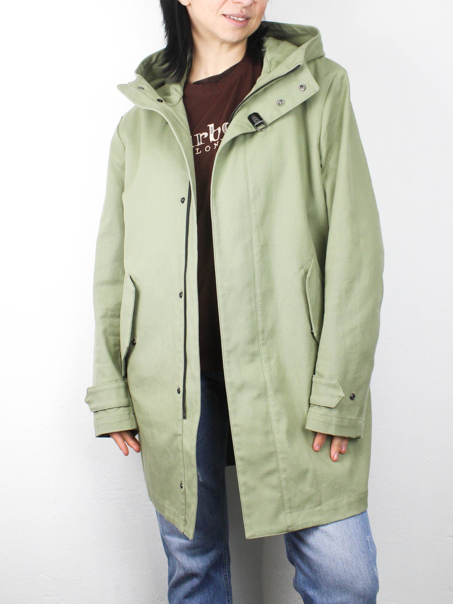 Оливкове пальто Tod`s