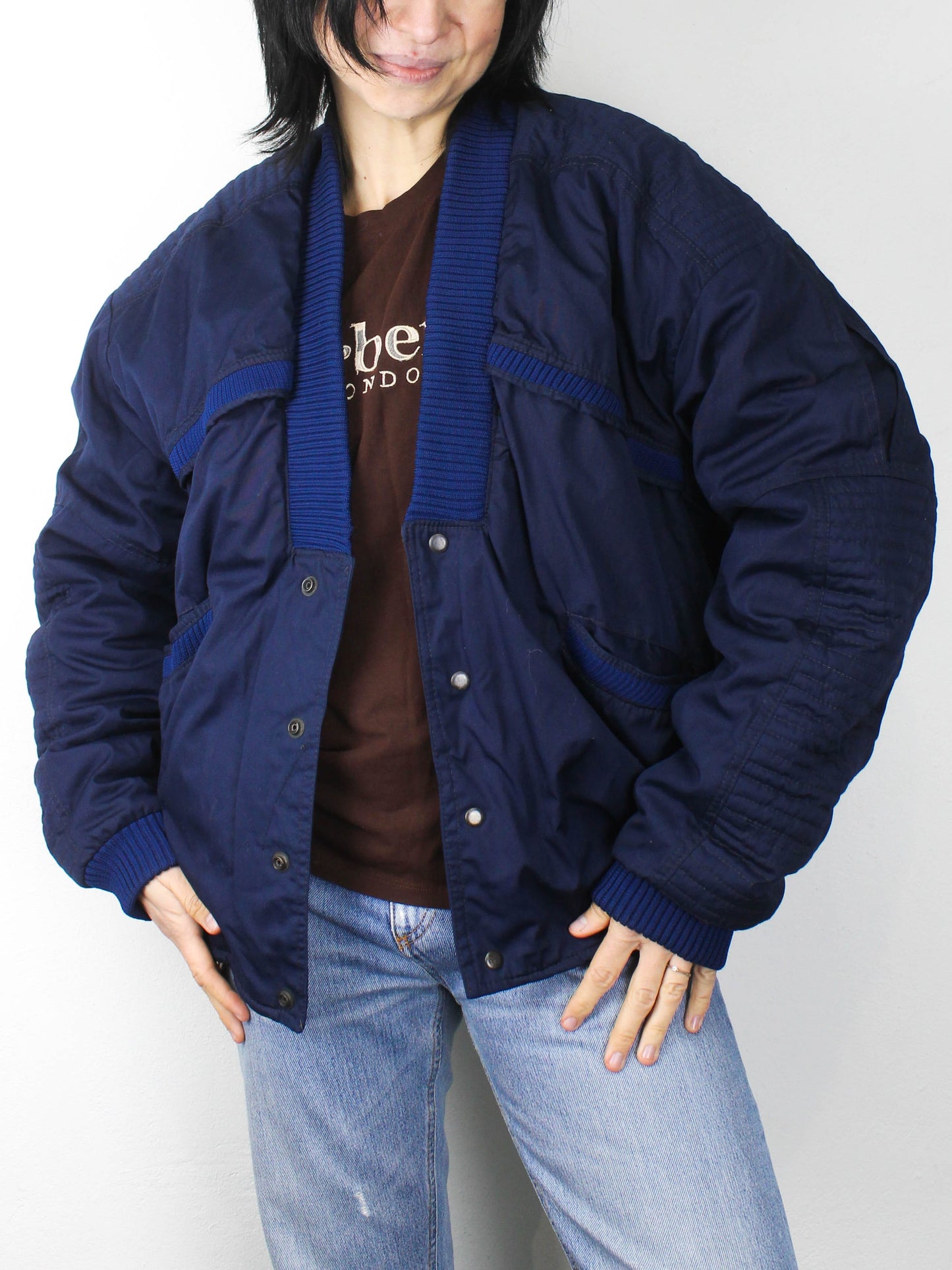 Утеплений бомбер Deep Navy
