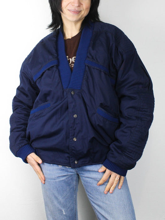 Утеплений бомбер Deep Navy