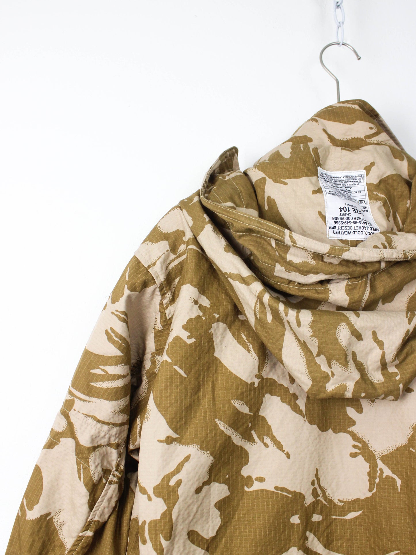 Британська камуфльована смок-куртка windproof (ripstop dpm)