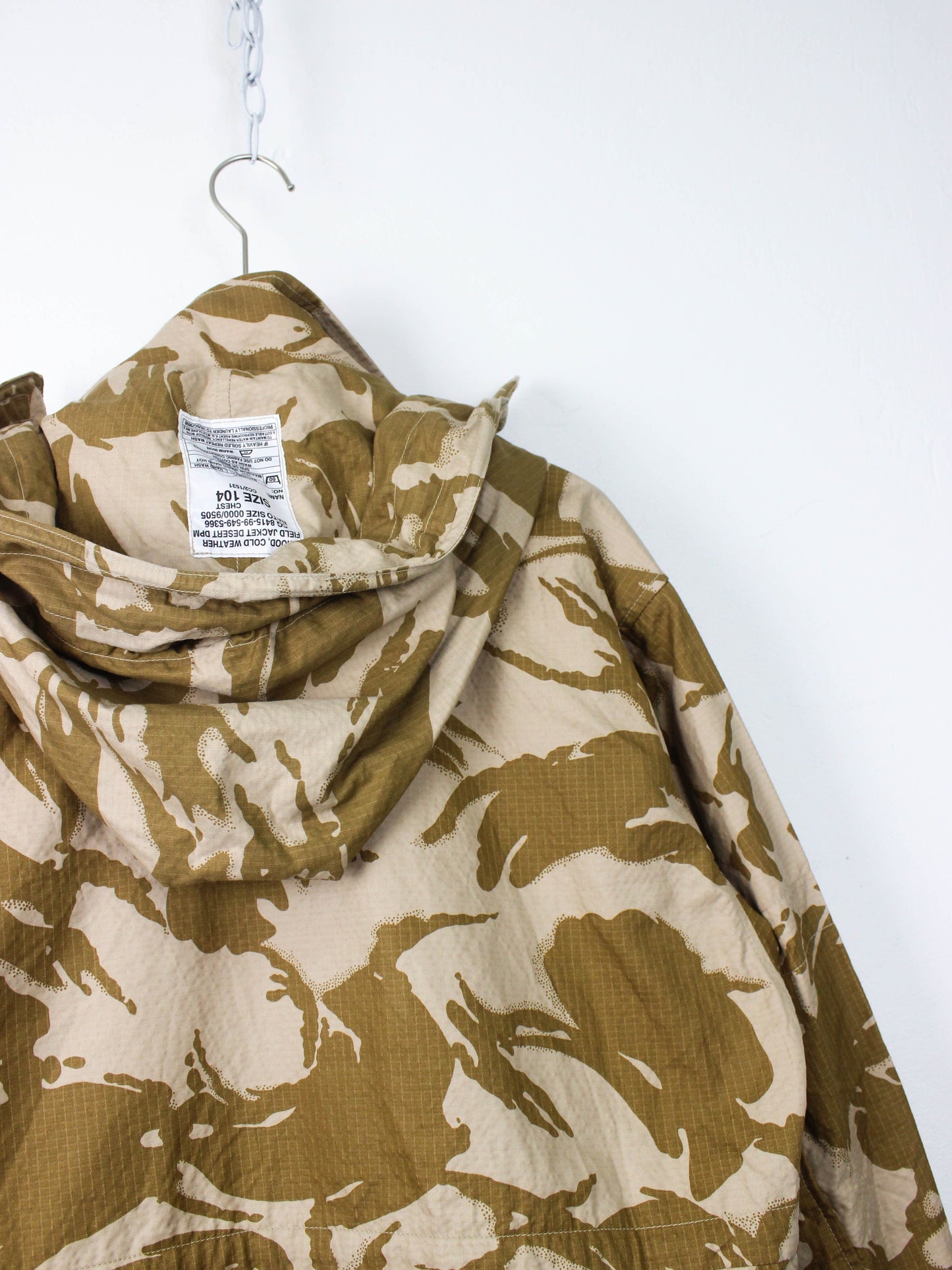 Британська камуфльована смок-куртка windproof (ripstop dpm)