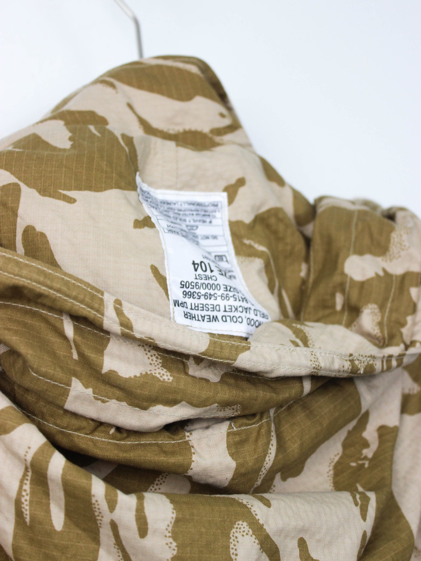 Британська камуфльована смок-куртка windproof (ripstop dpm)