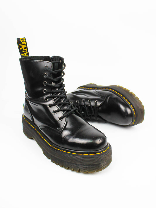 Dr. Martens Jadon – Black Polished Smooth