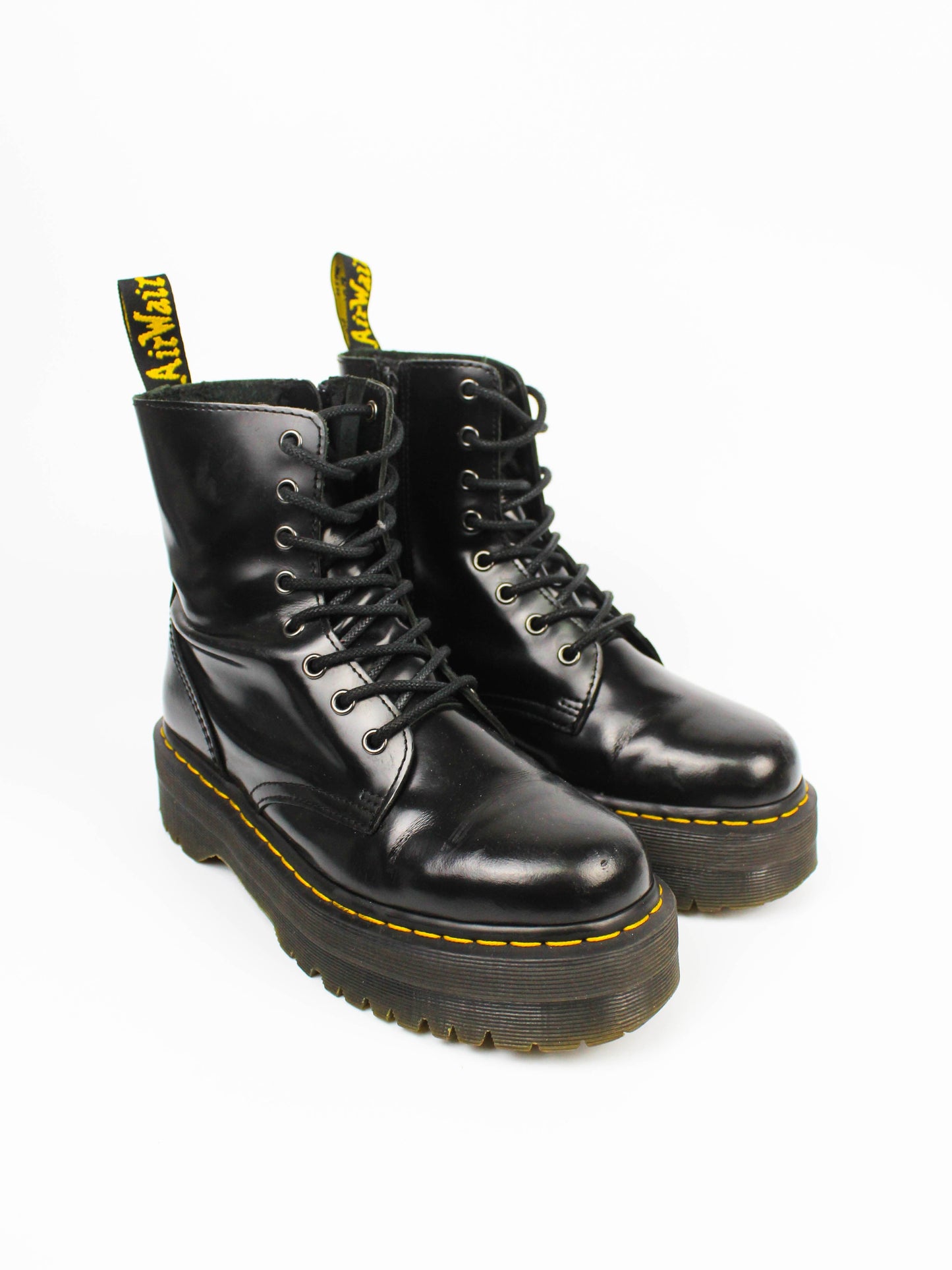 Dr. Martens Jadon – Black Polished Smooth