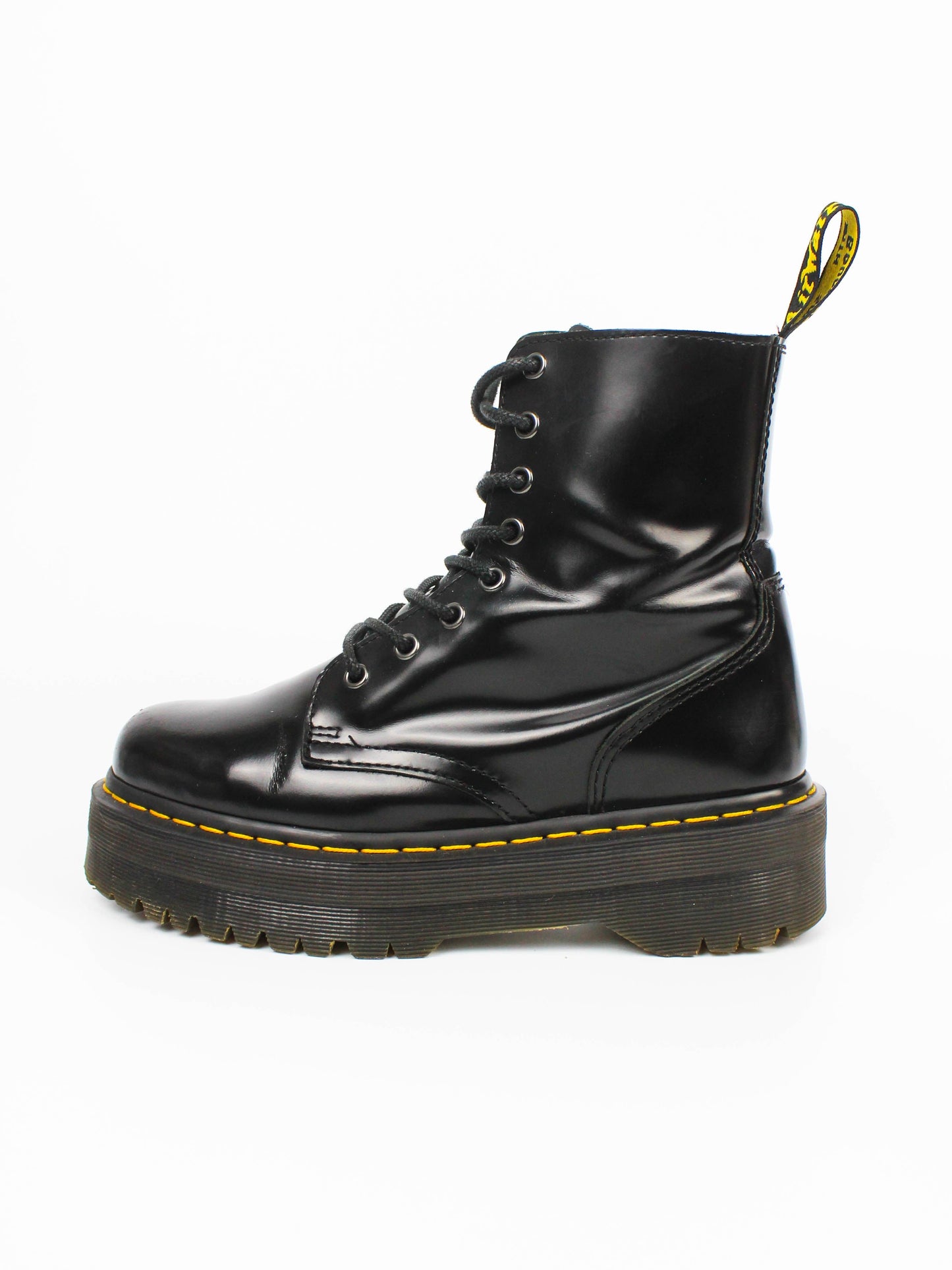 Dr. Martens Jadon – Black Polished Smooth