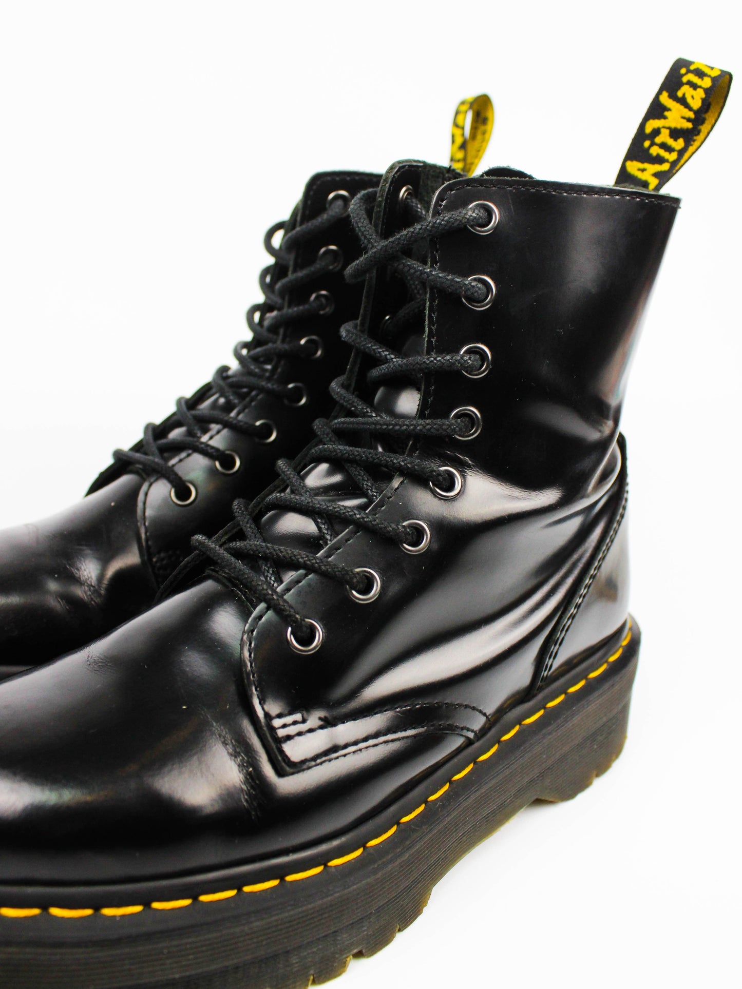 Dr. Martens Jadon – Black Polished Smooth
