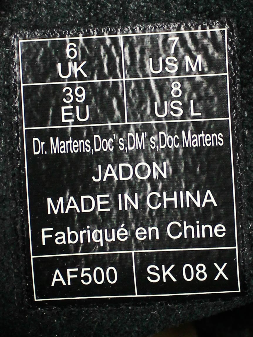 Dr. Martens Jadon – Black Polished Smooth