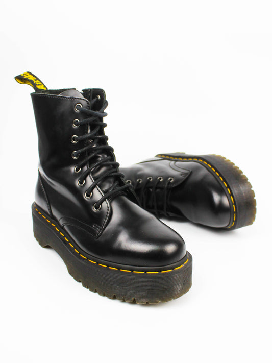 Dr. Martens Jadon Black Polished Smooth
