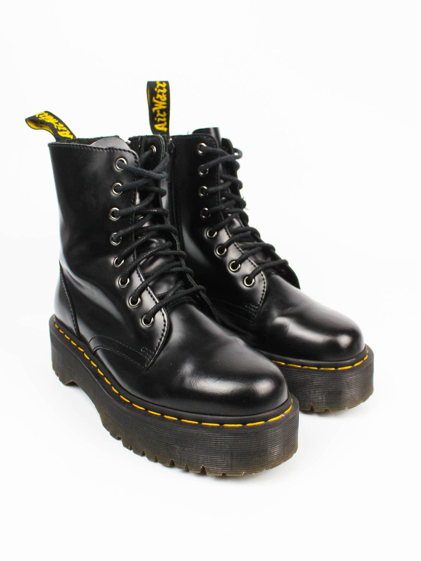 Dr. Martens Jadon Black Polished Smooth