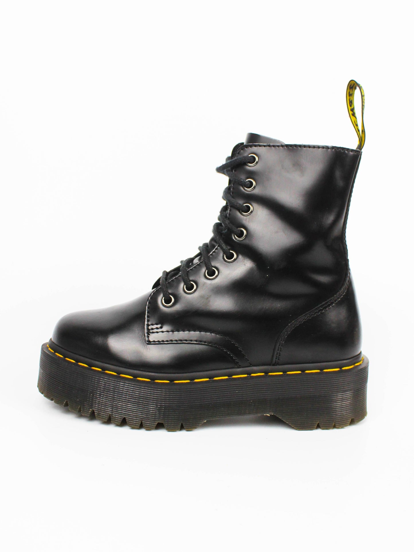 Dr. Martens Jadon Black Polished Smooth