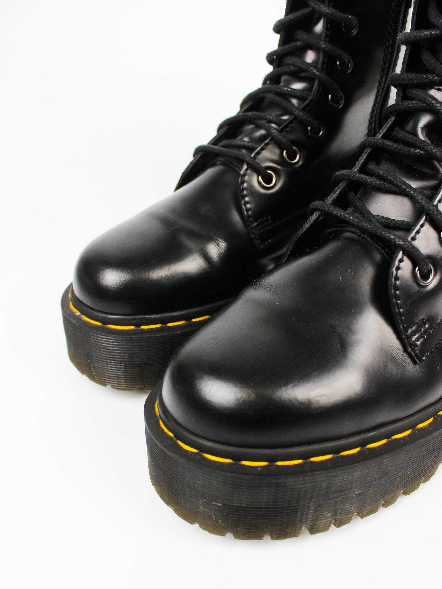 Dr. Martens Jadon Black Polished Smooth