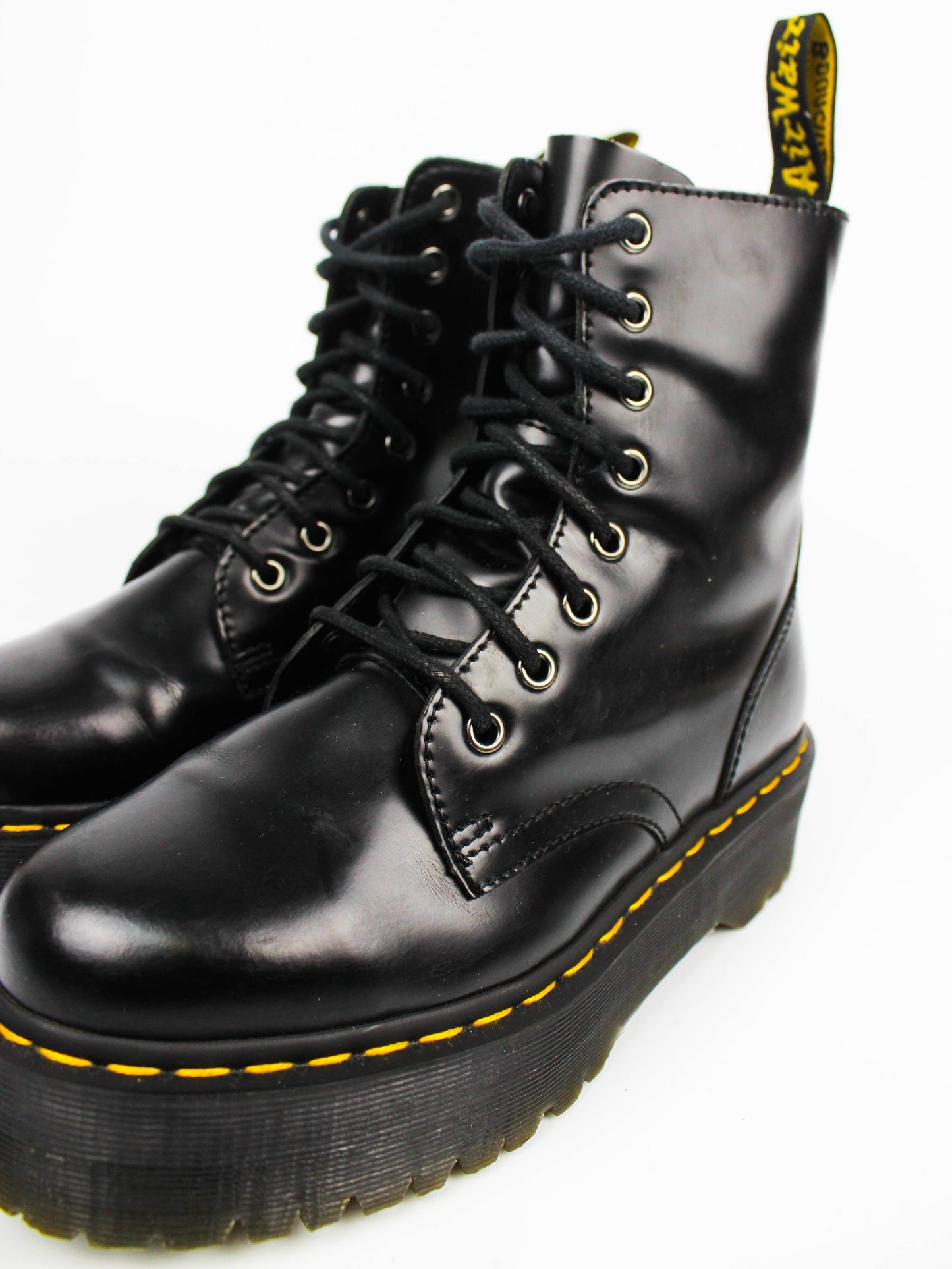 Dr. Martens Jadon Black Polished Smooth