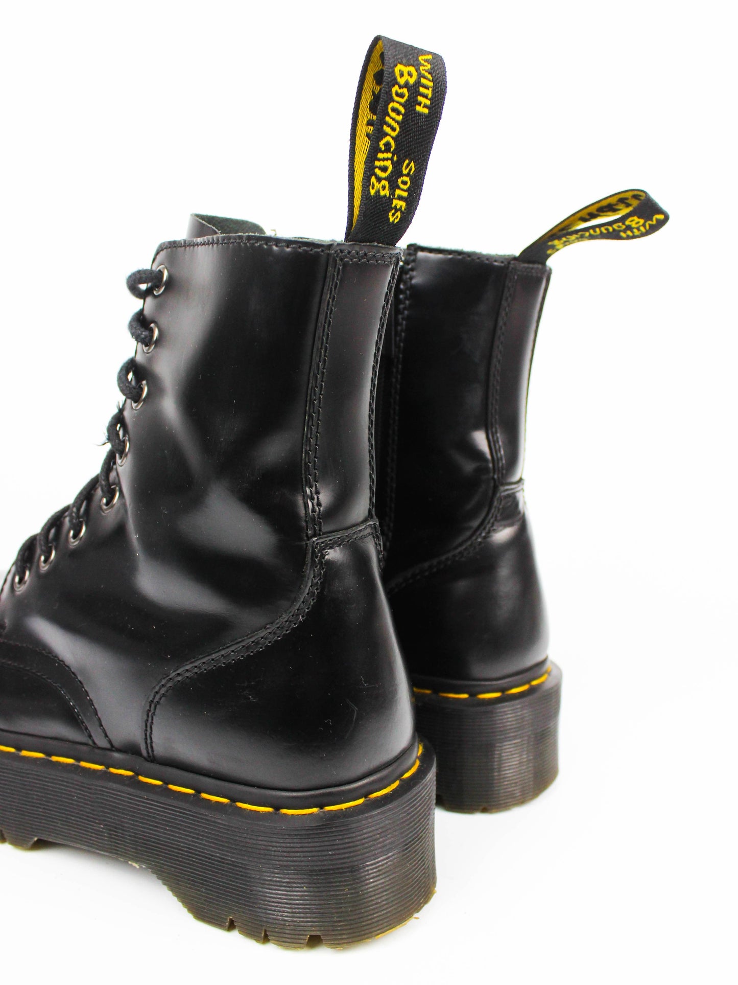 Dr. Martens Jadon Black Polished Smooth
