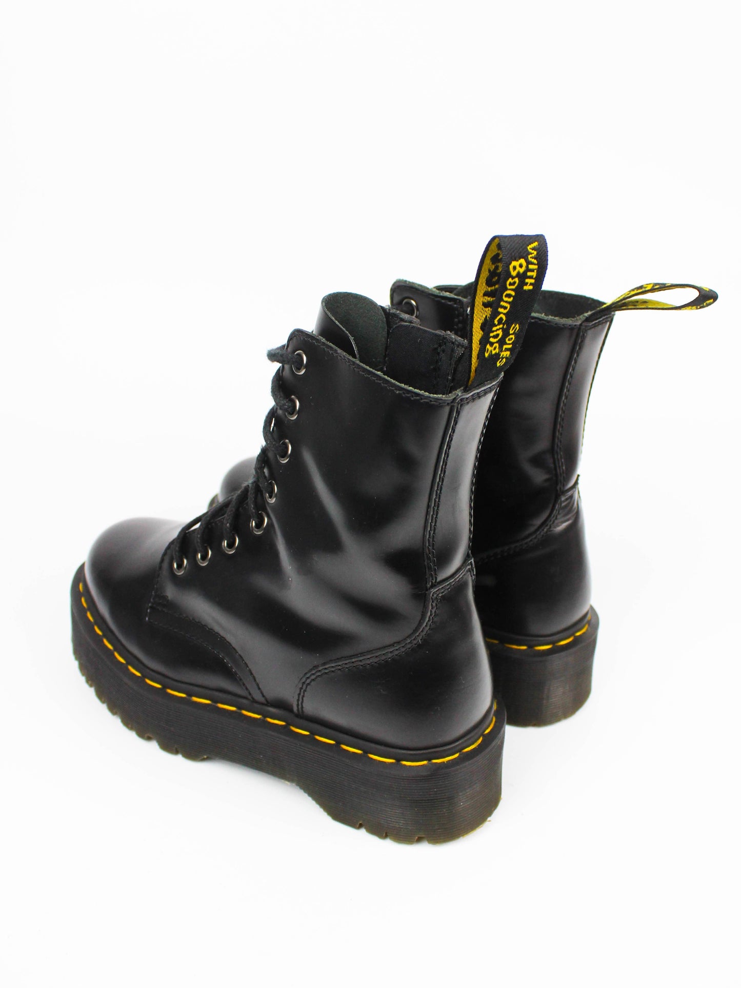 Dr. Martens Jadon Black Polished Smooth