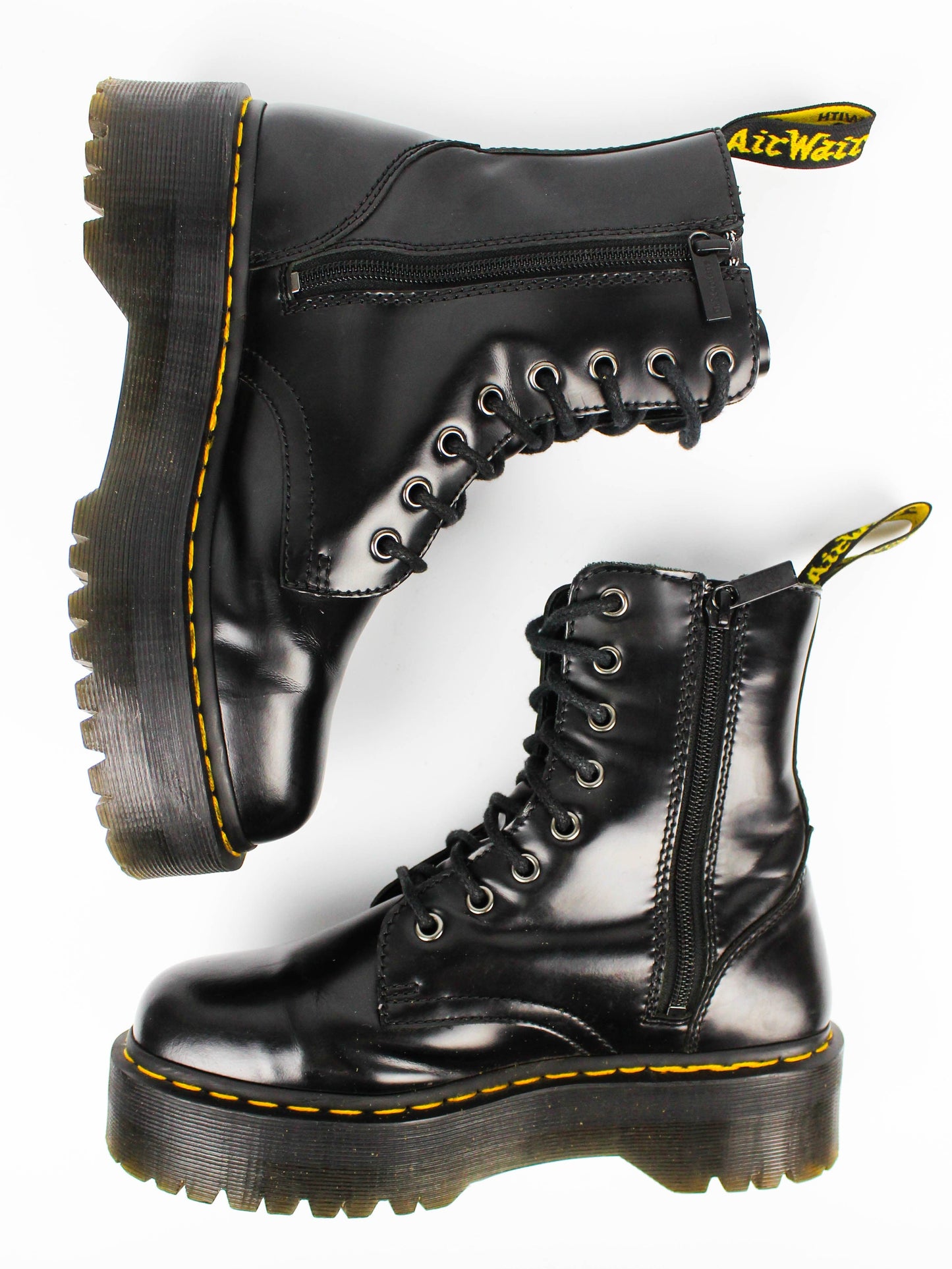 Dr. Martens Jadon Black Polished Smooth
