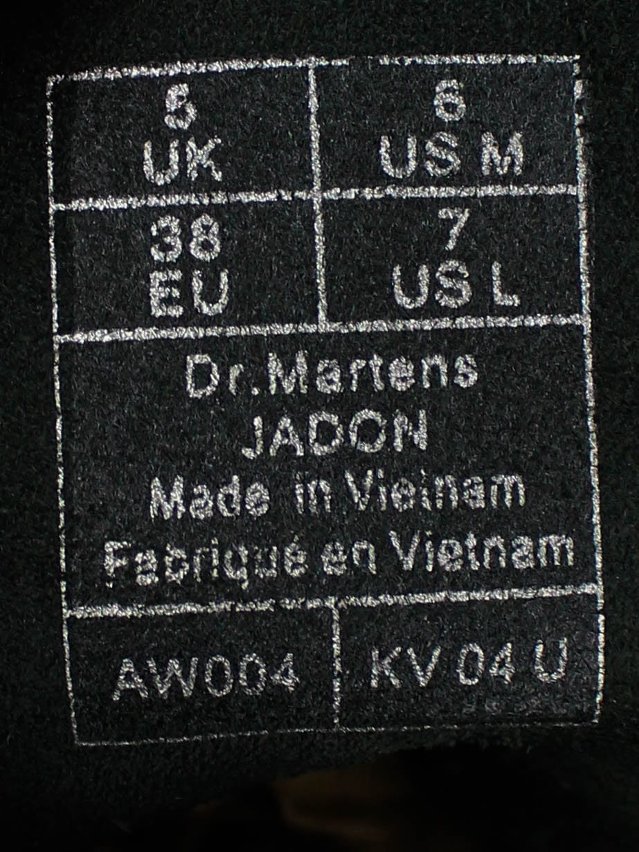 Dr. Martens Jadon Black Polished Smooth