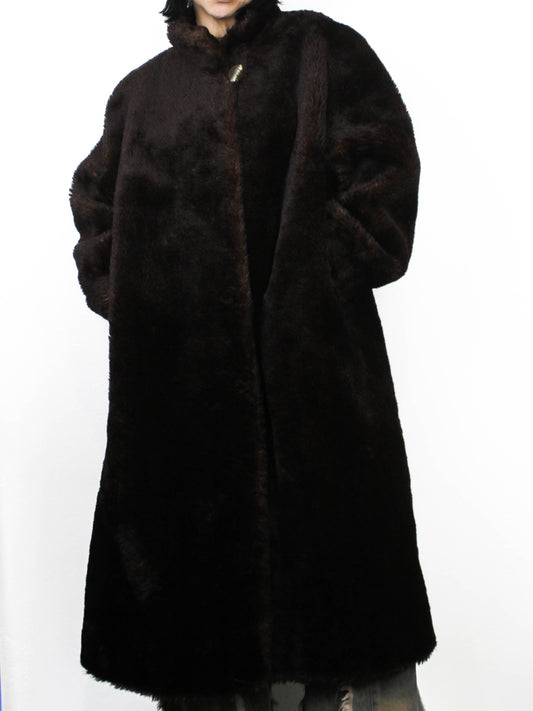 Коричнева шуба Lomahear