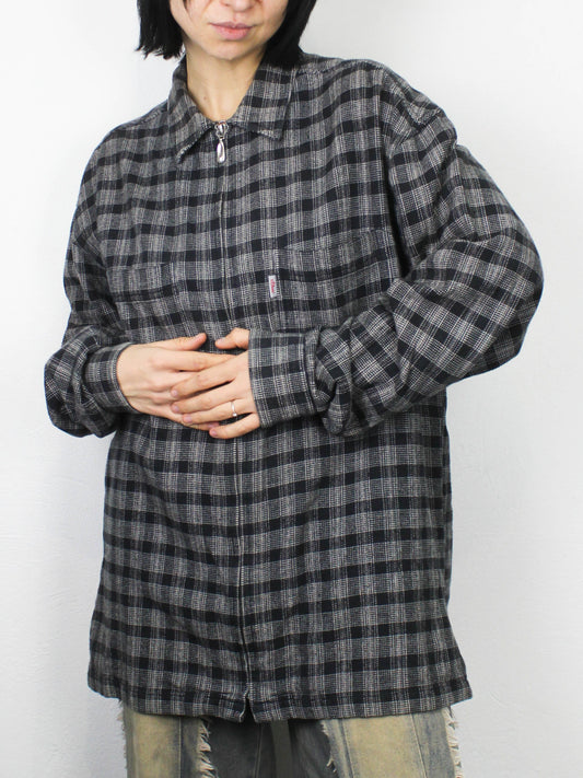 Сорочка S.Oliver на блискавці У клітинку