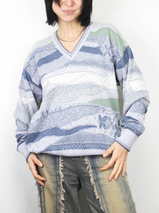 Пастельний вінтажний светр