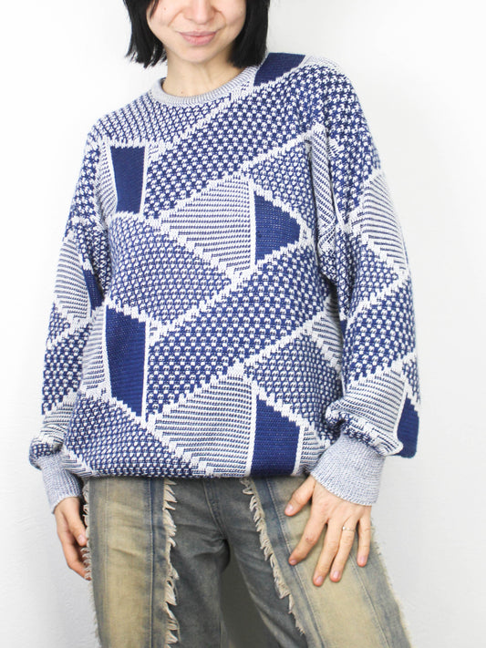 Синій светр "Сходинка"