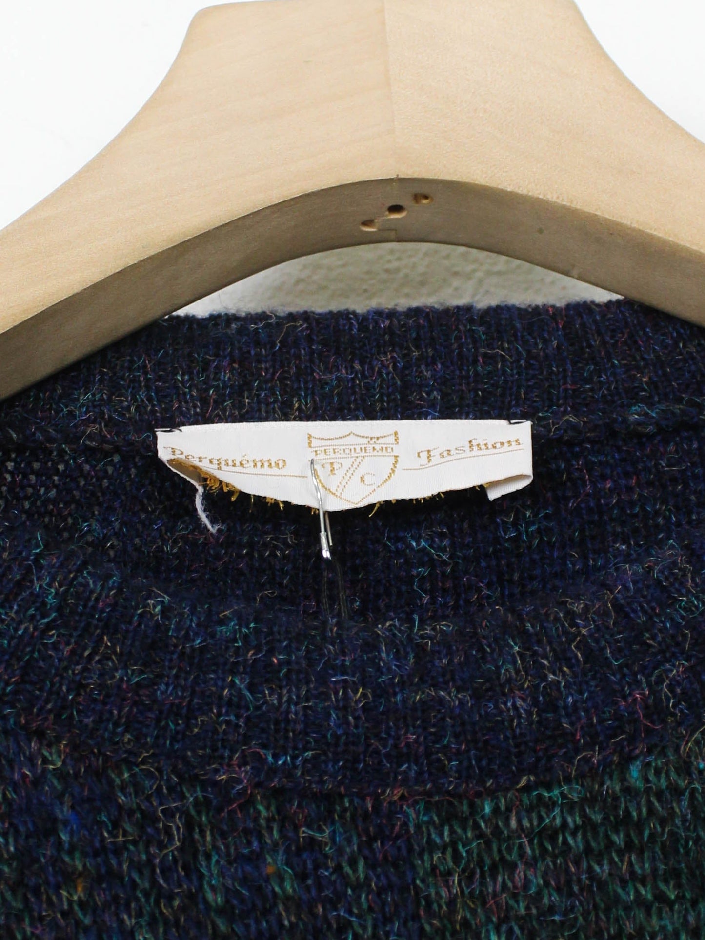 Светр із шкіряними вставками Perquemo Fashion