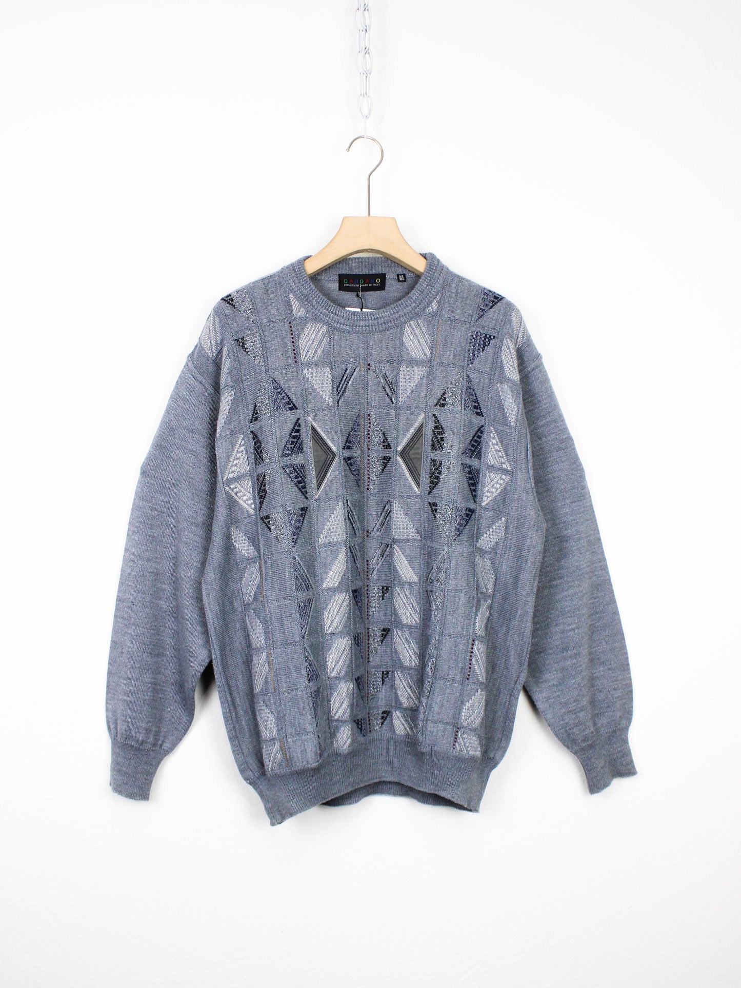 Сірий  светр "Ромби" Dardano