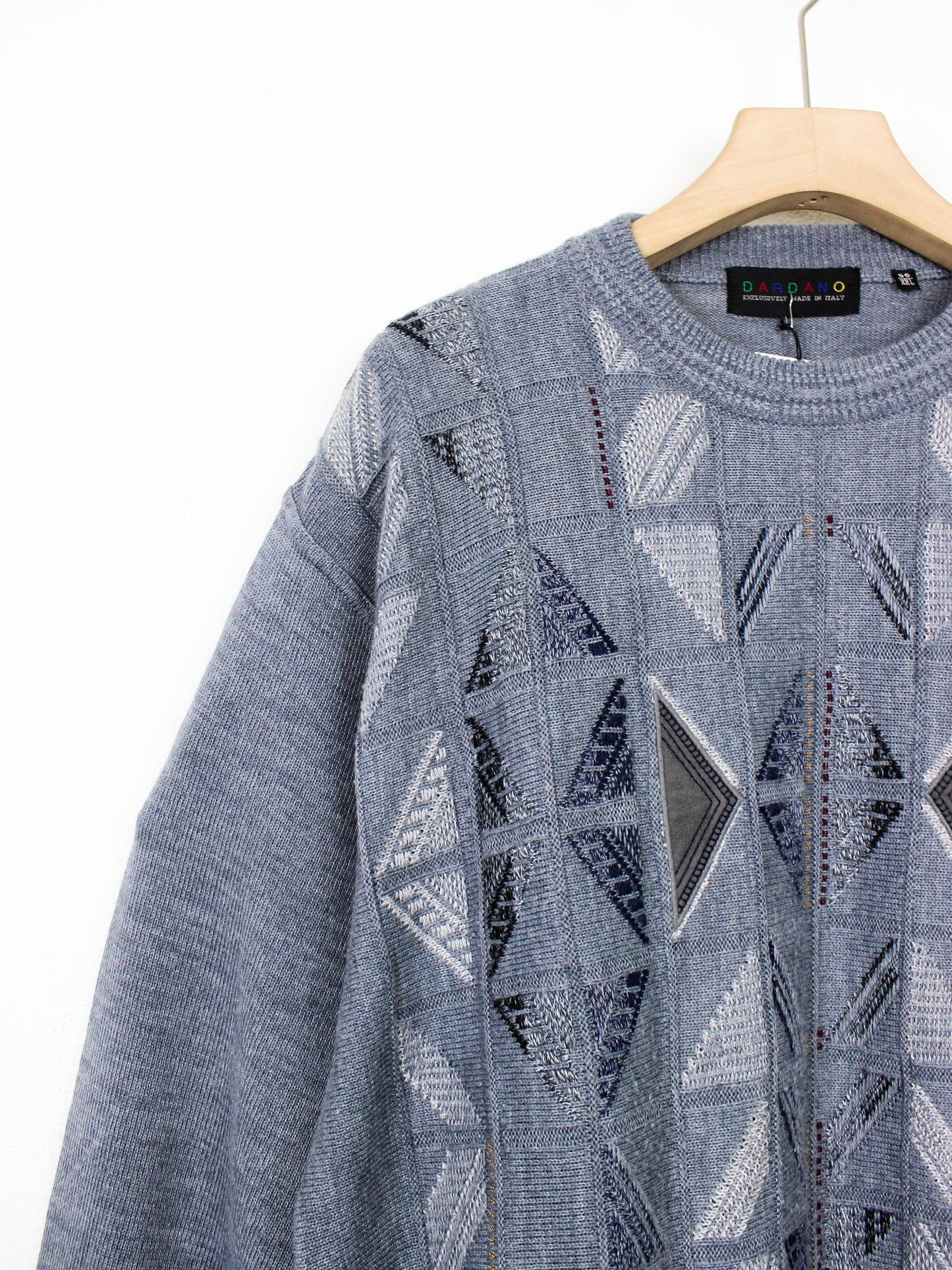 Сірий  светр "Ромби" Dardano