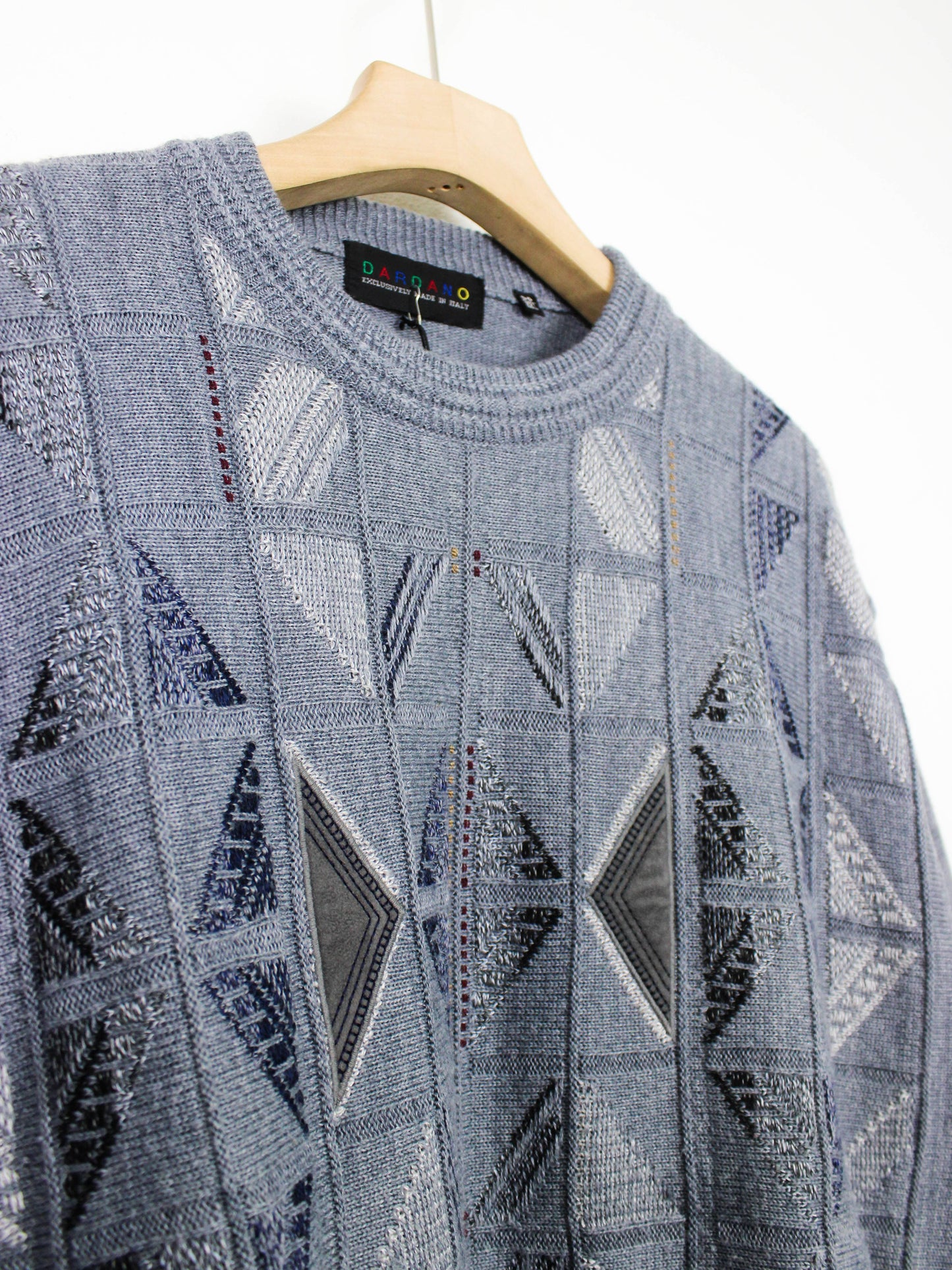 Сірий  светр "Ромби" Dardano