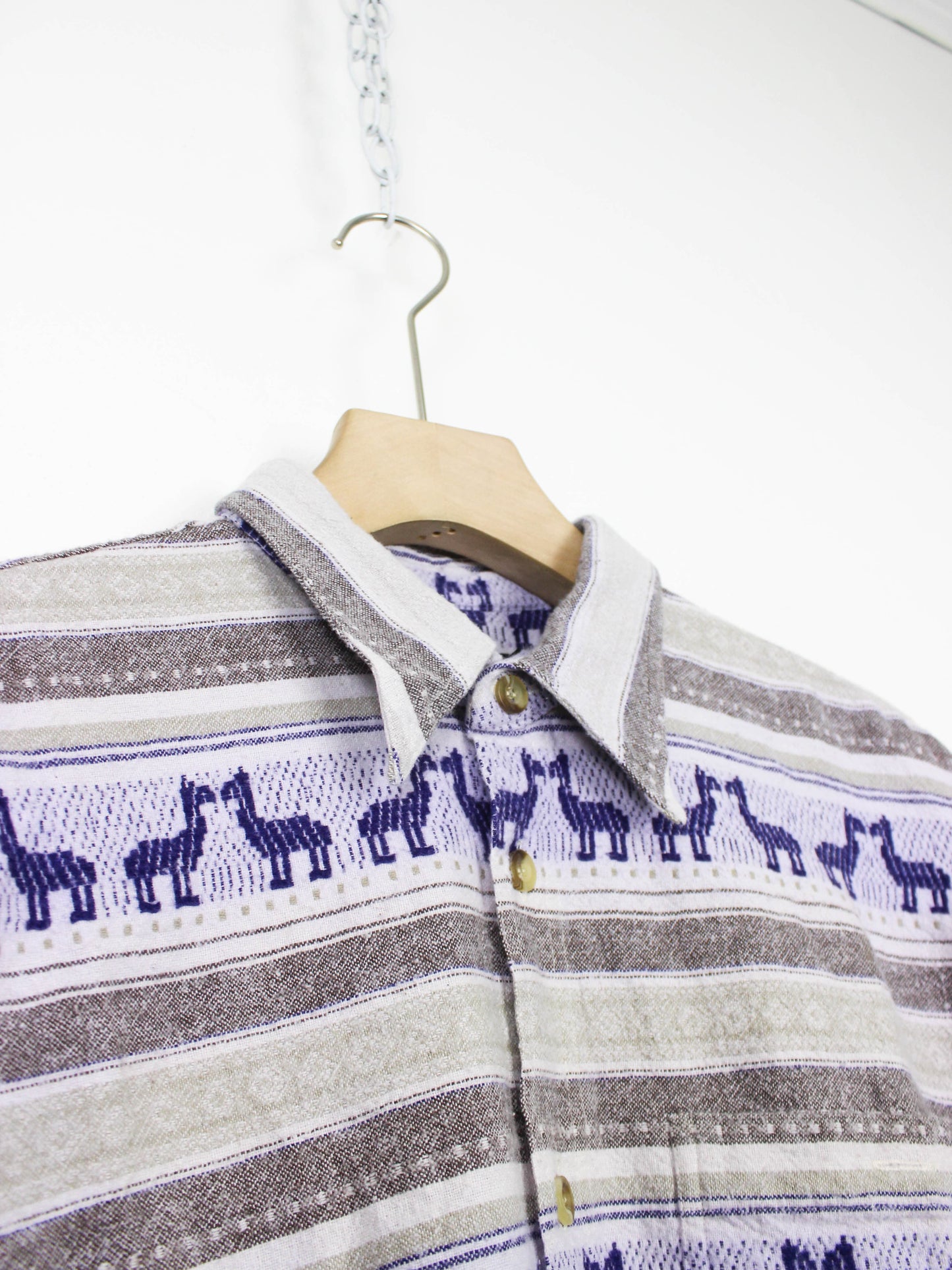 Пастельна сорочка із візерунком лам Gaucho Authentic