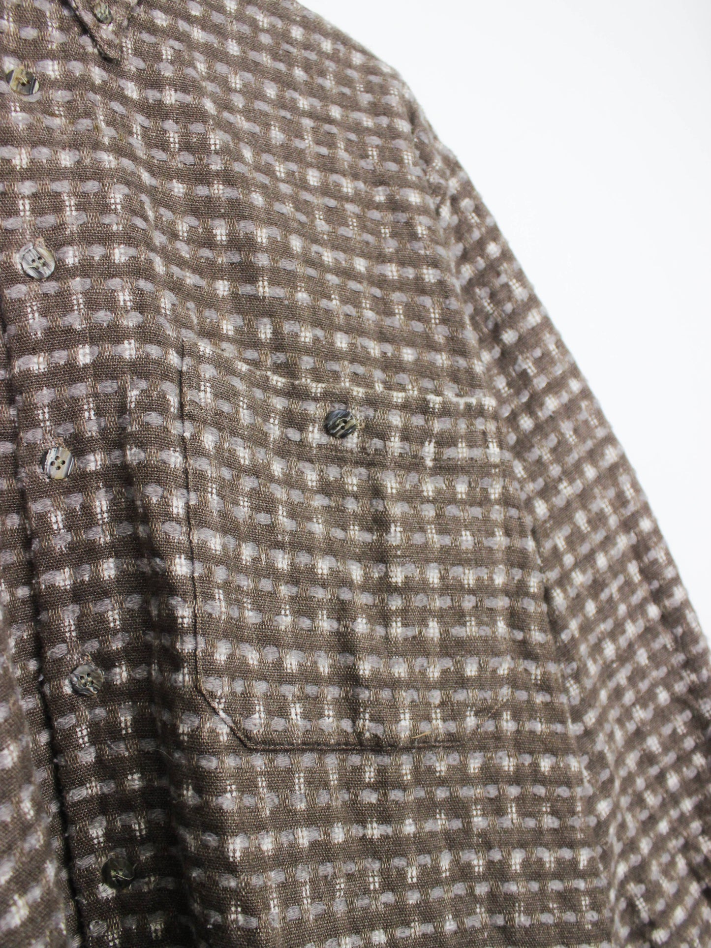 Коричнева картата сорочка Cattani