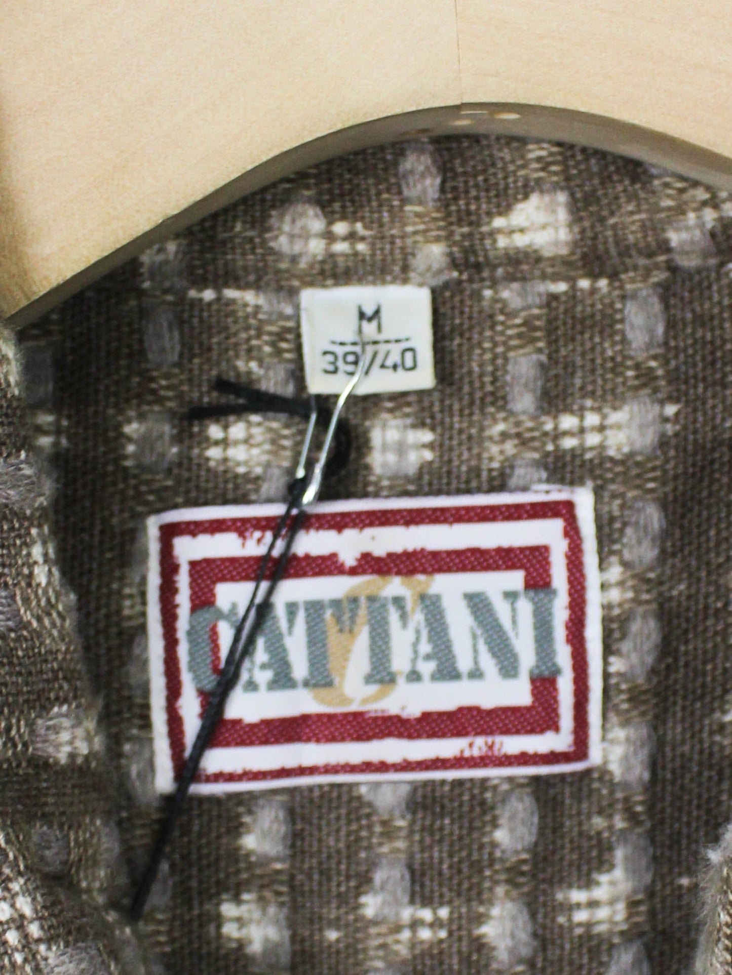 Коричнева картата сорочка Cattani