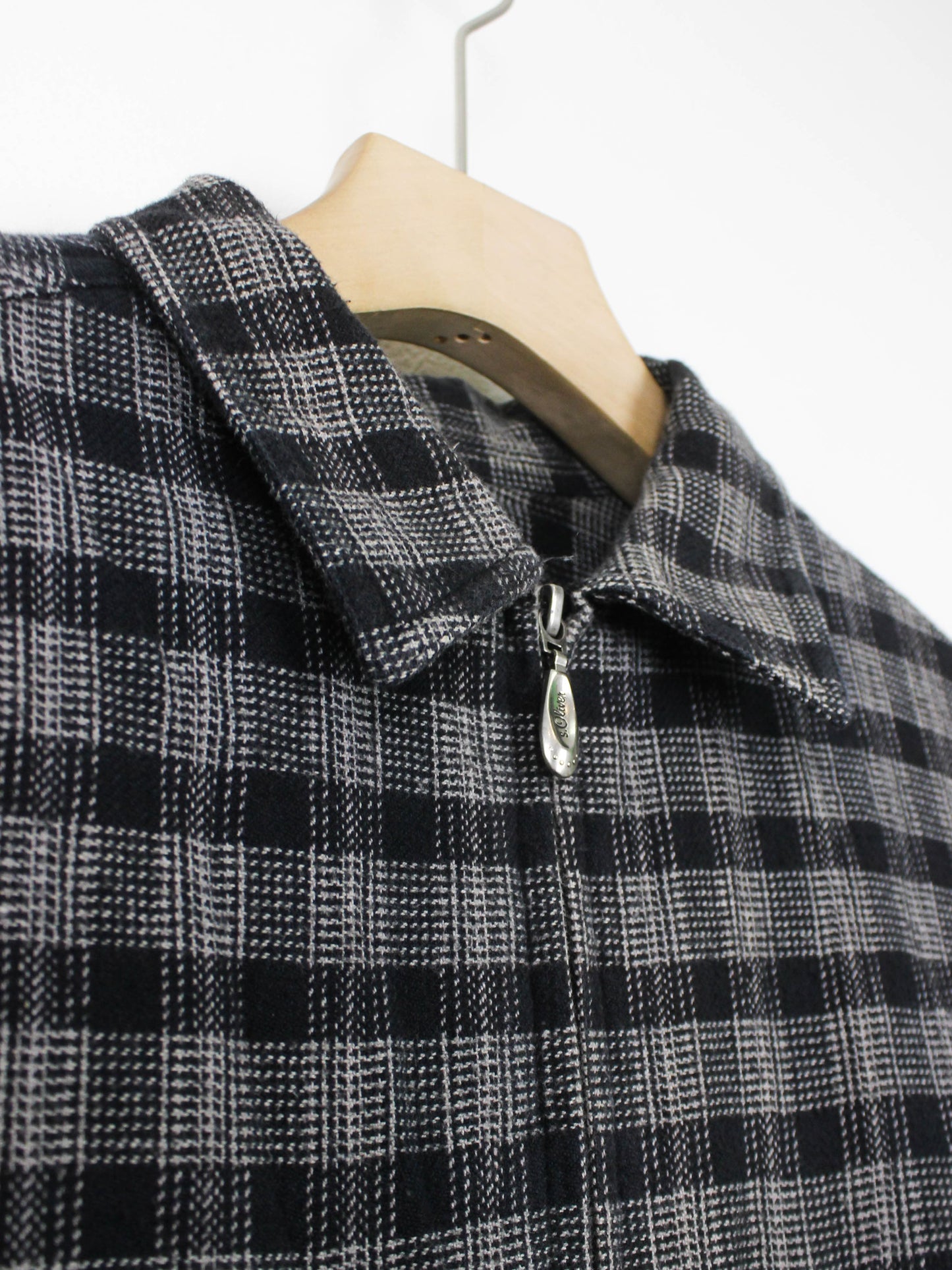 Сорочка S.Oliver на блискавці У клітинку