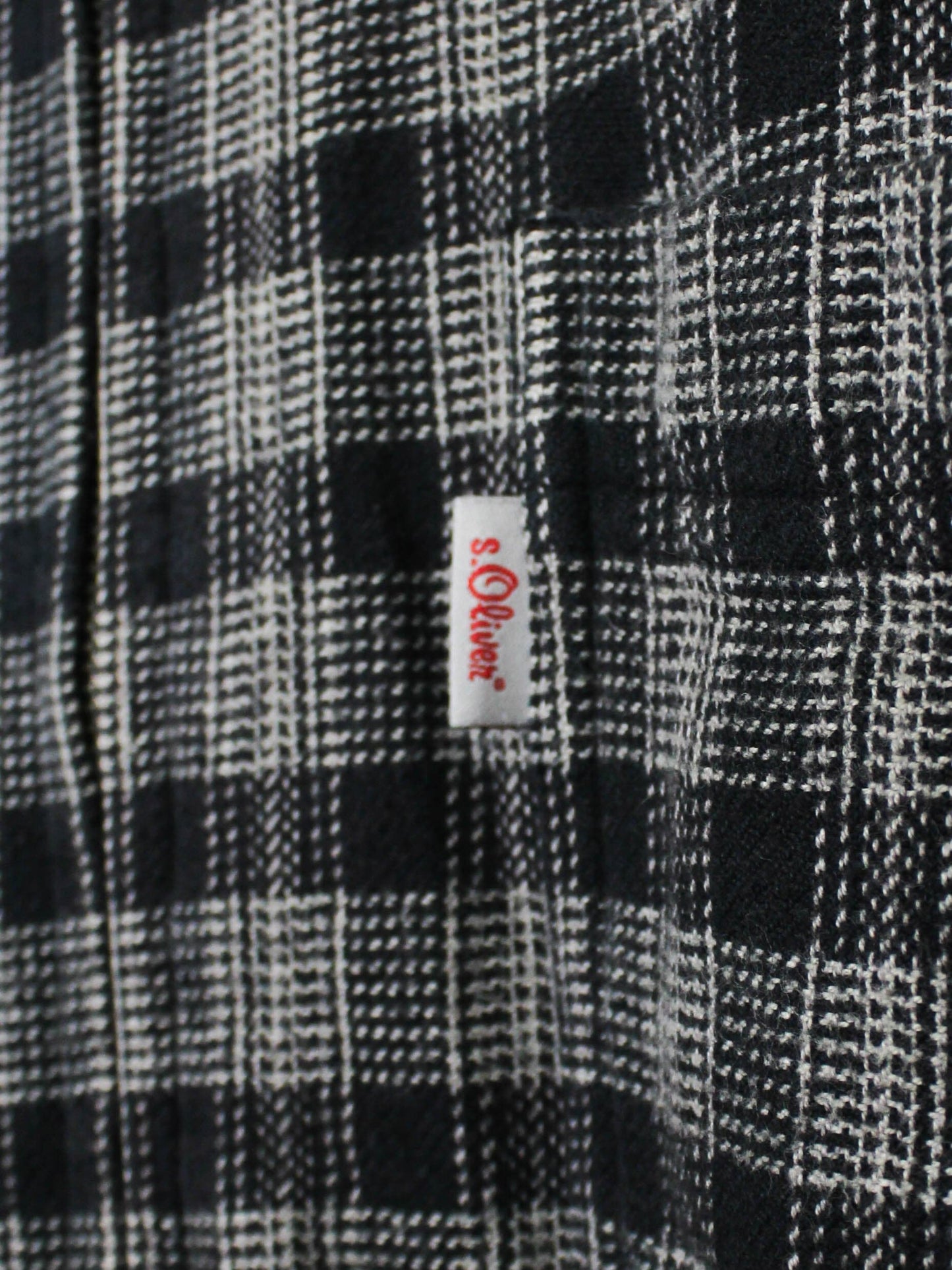 Сорочка S.Oliver на блискавці У клітинку