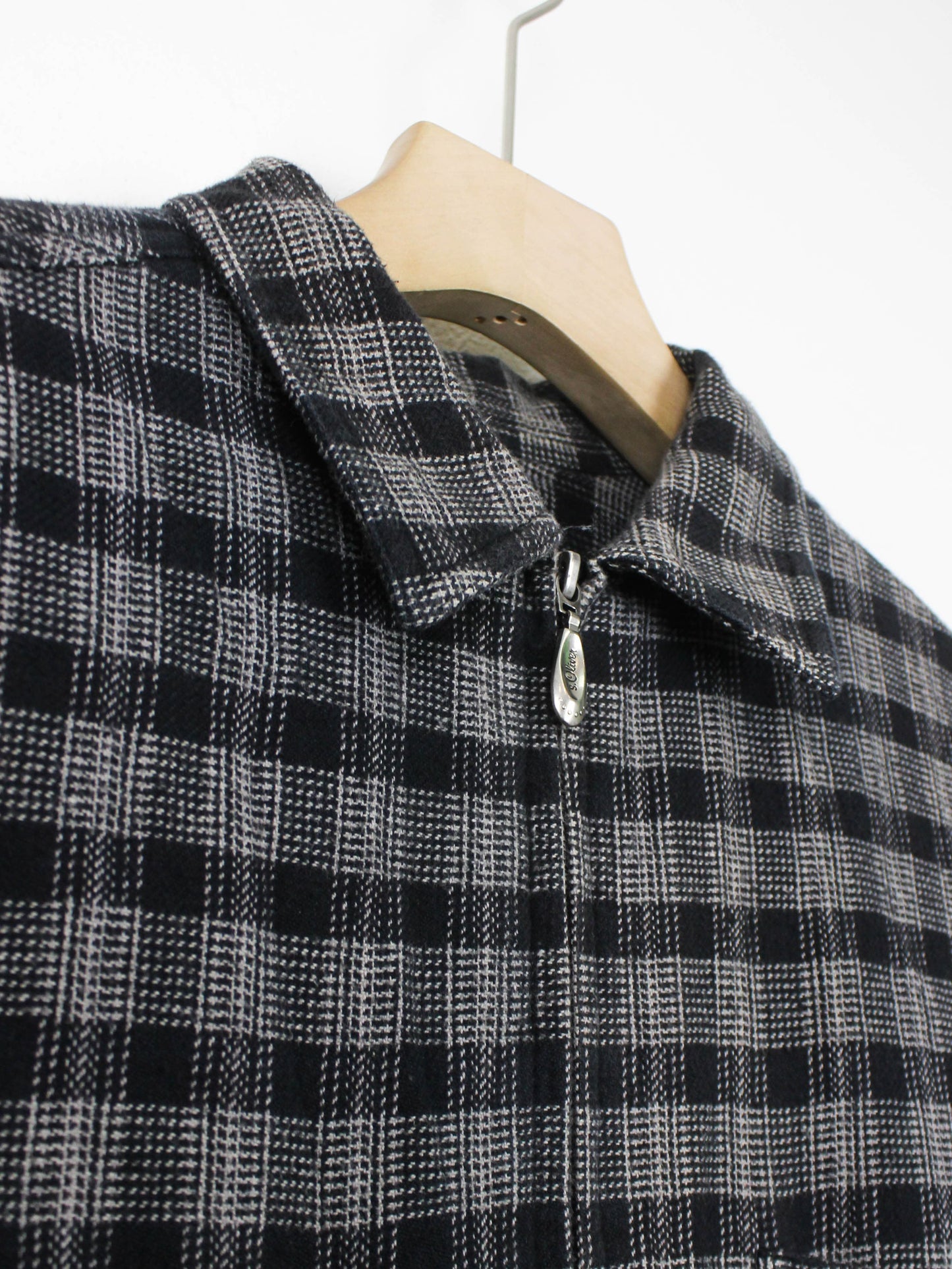 Сорочка S.Oliver на блискавці У клітинку