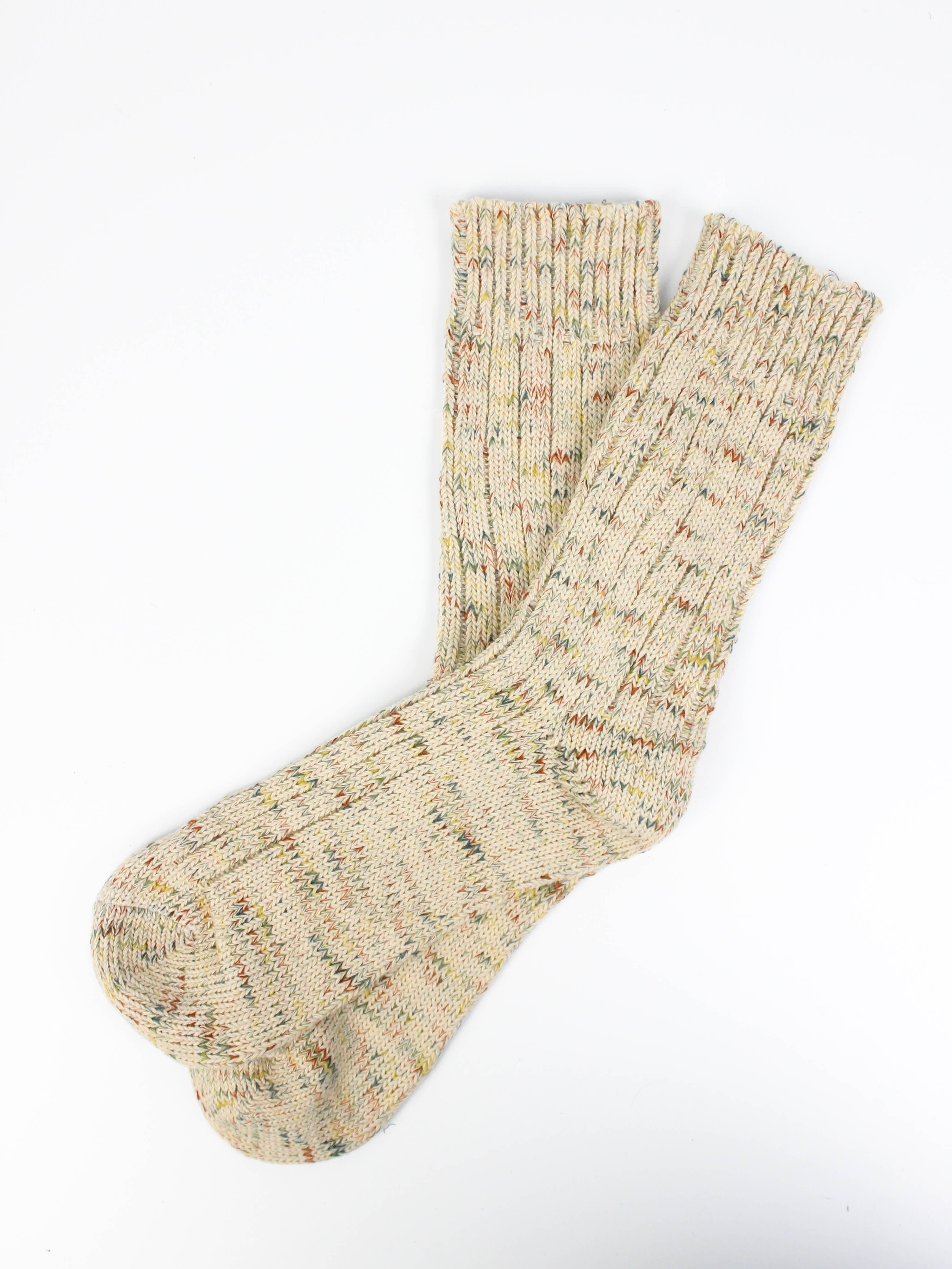 В'язані шкарпетки пастельних кольорів