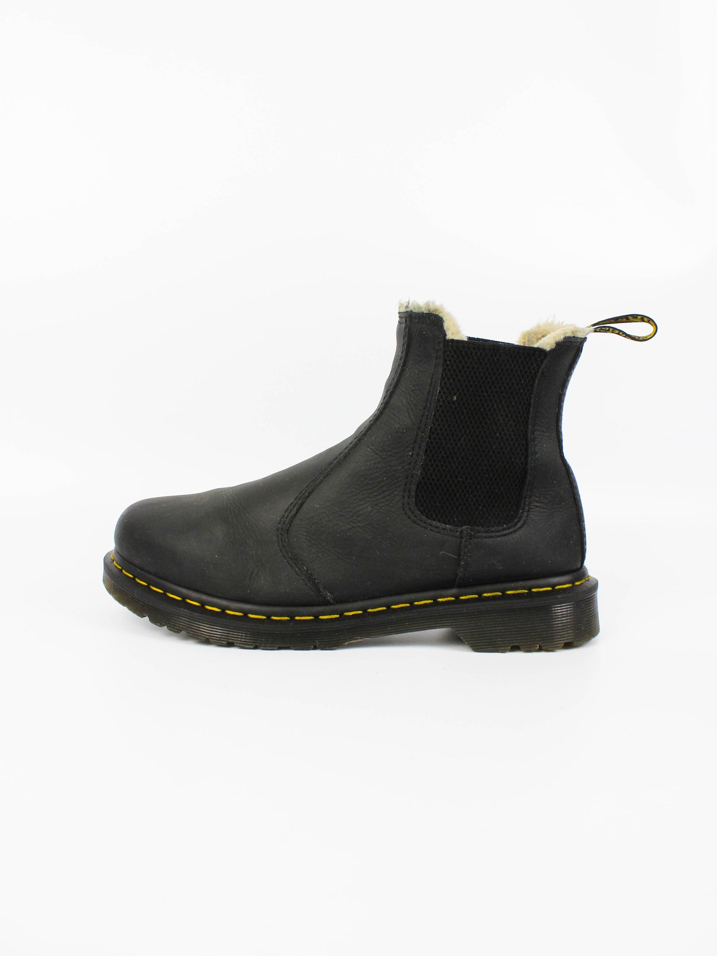 Dr. Martens 2976 Leonore Faux Fur Lined Black