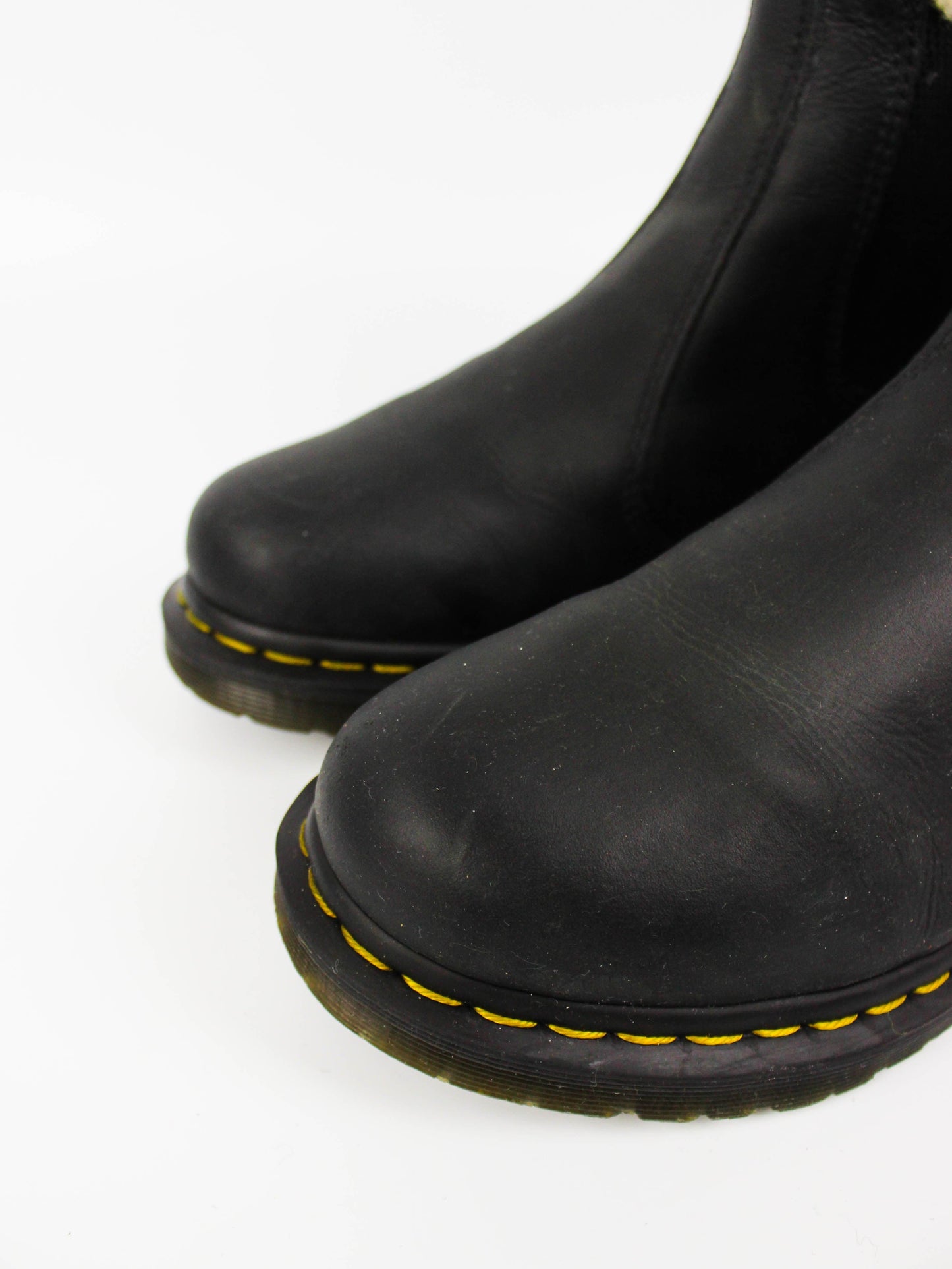 Dr. Martens 2976 Leonore Faux Fur Lined Black