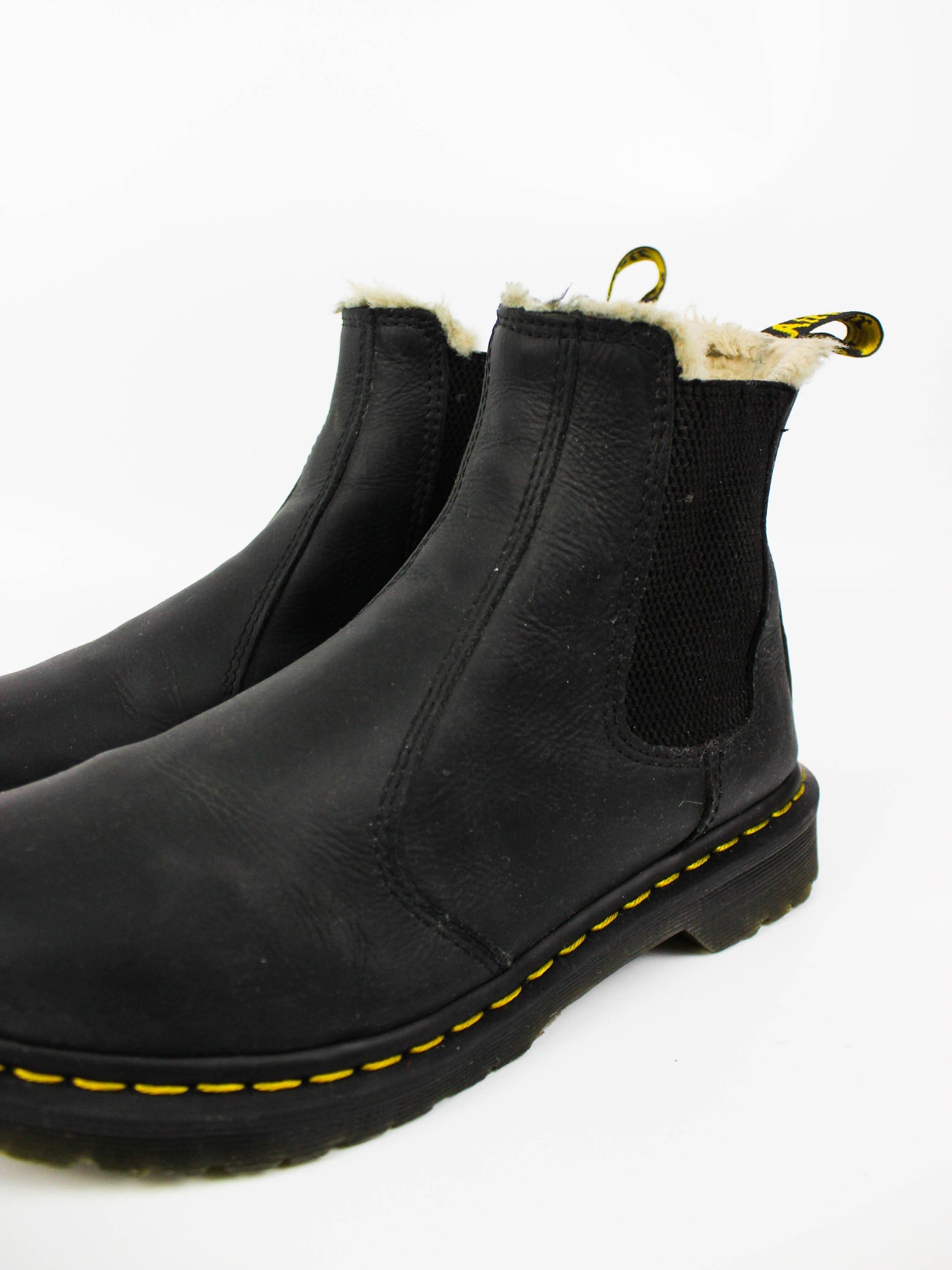 Dr. Martens 2976 Leonore Faux Fur Lined Black