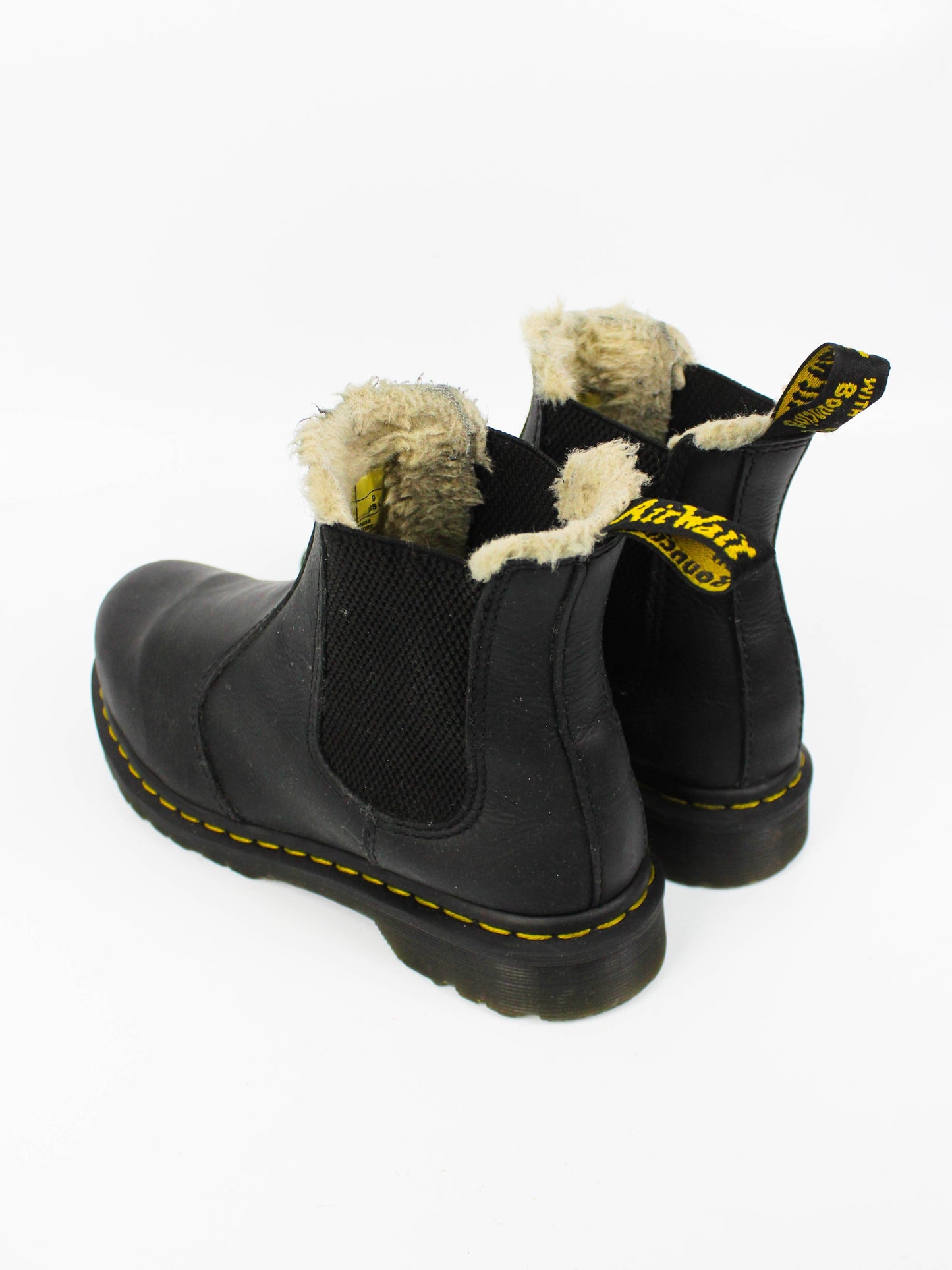 Dr. Martens 2976 Leonore Faux Fur Lined Black