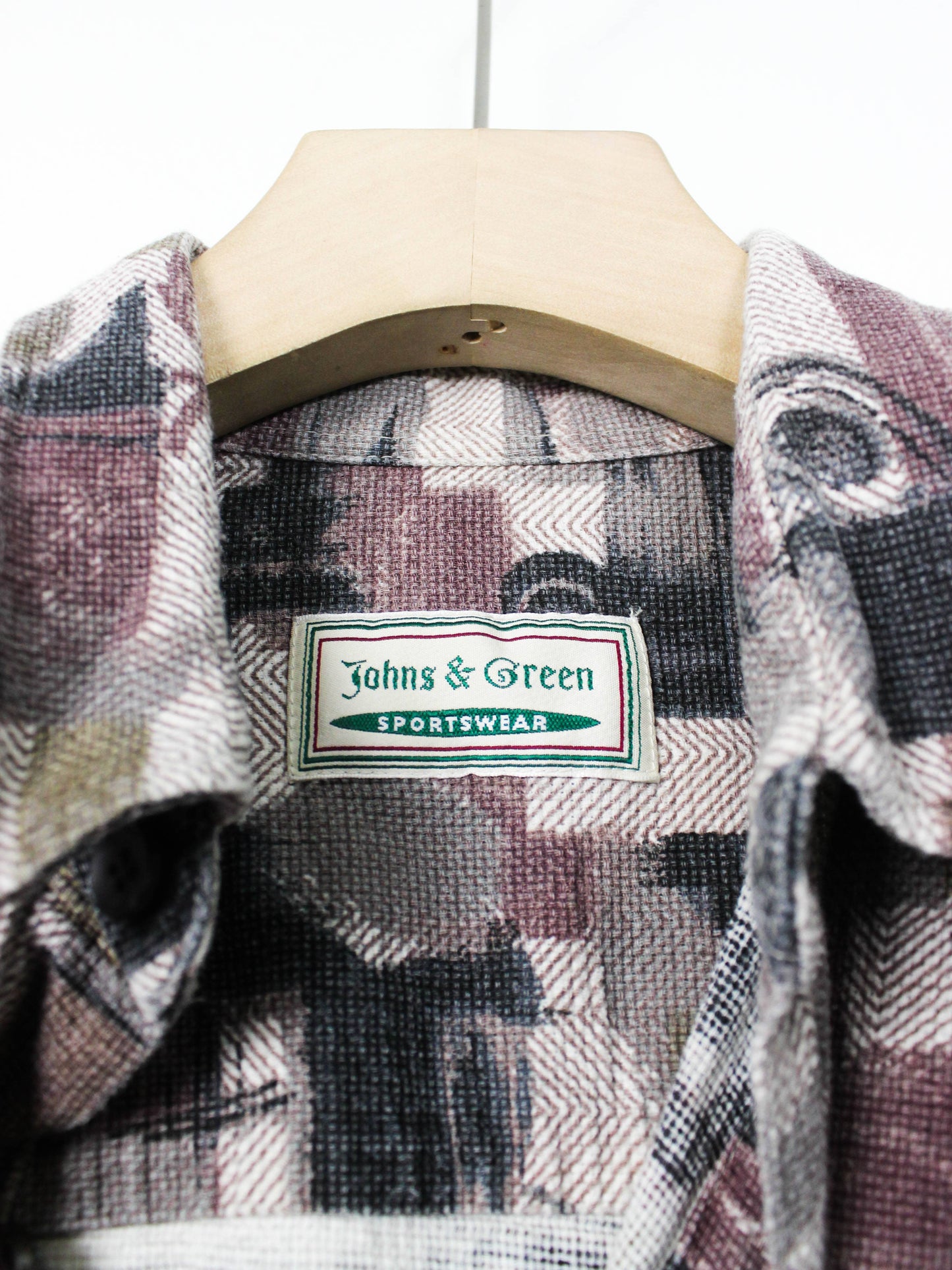 Сорочка утеплена у абстракцію Johns s Green