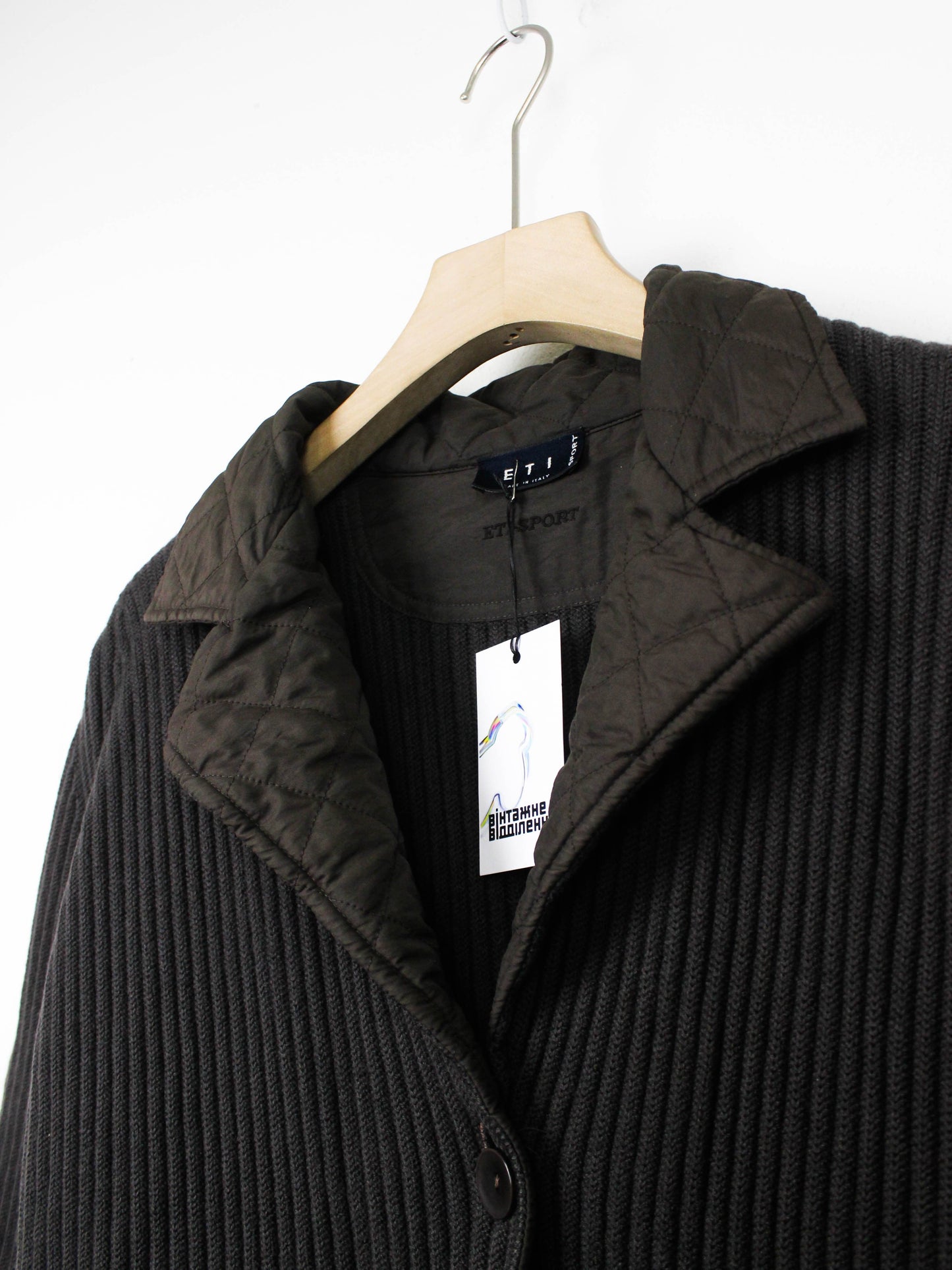 Темно-зелений кардиган ETI