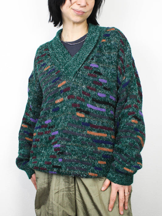 Светр із шалевим коміром "Хащі"