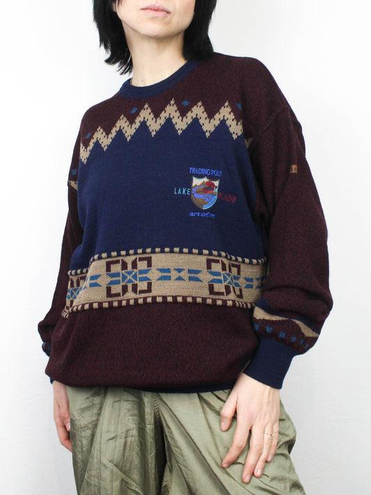 Вовняний класичний светр 90s Аrt for M