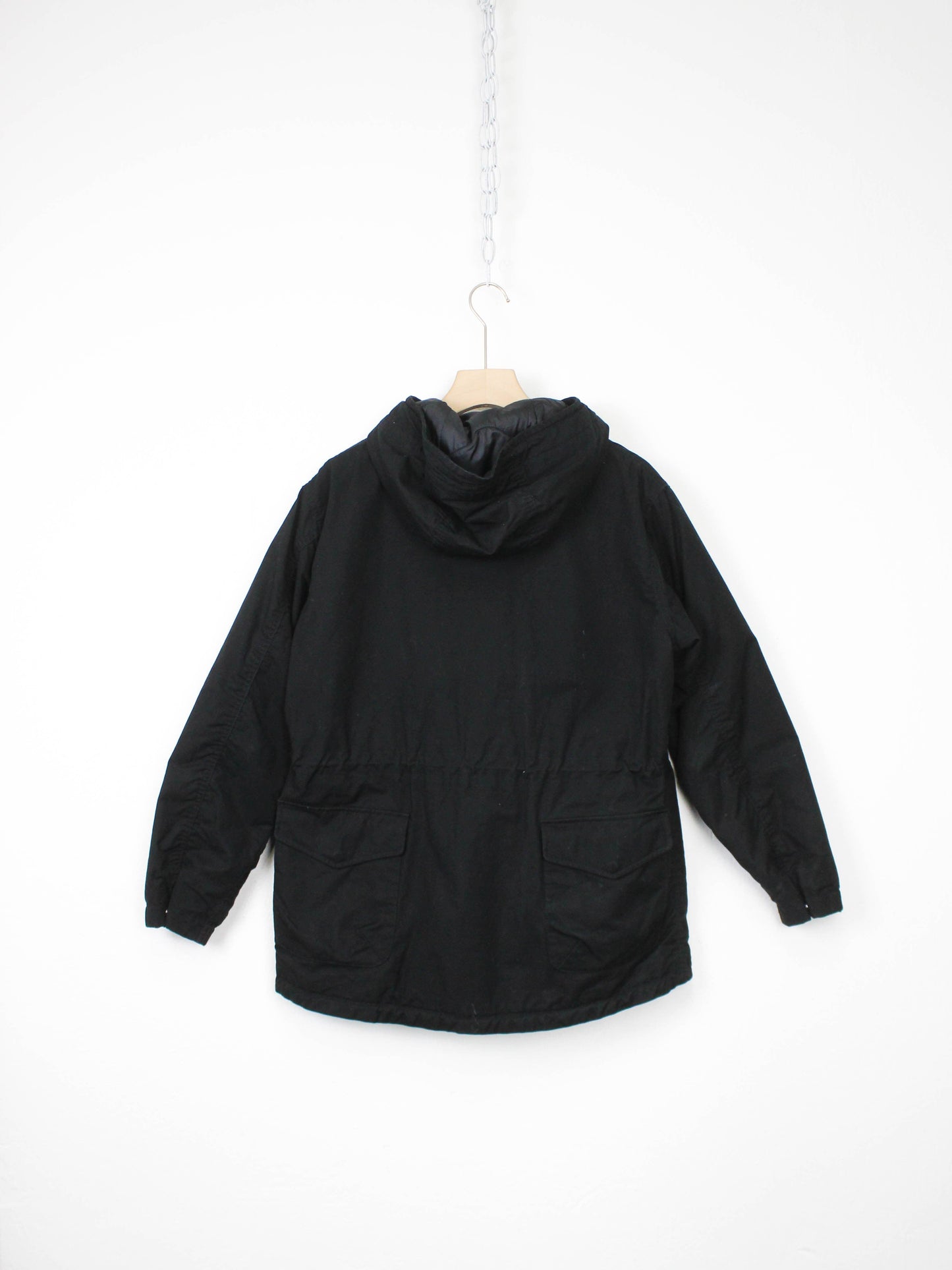 Чорна куртка-парка  Uniqlo