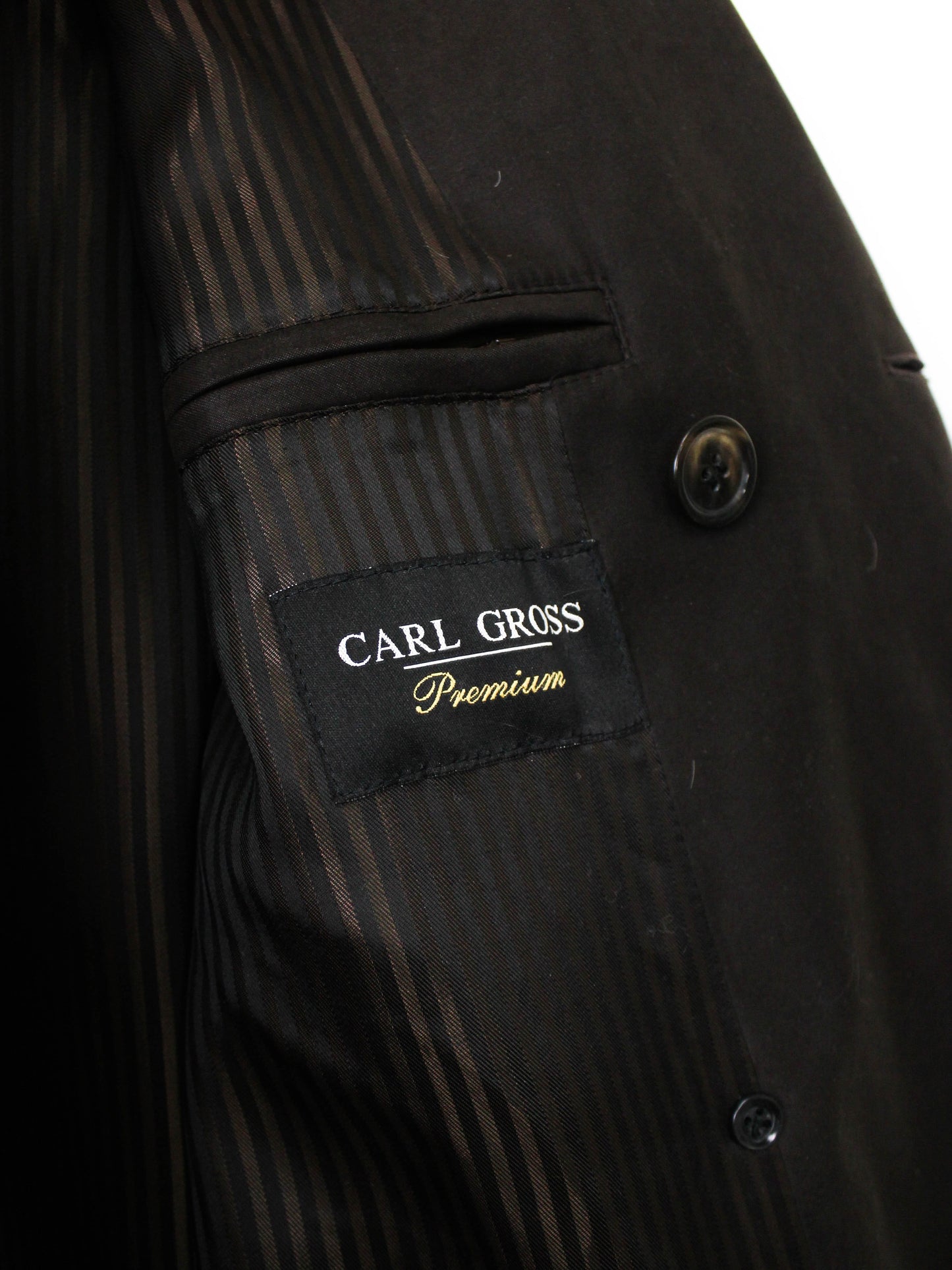 Шоколадний тренч Calr Gross