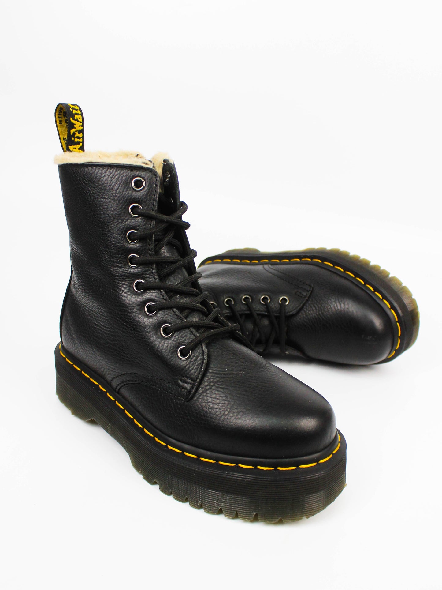 Dr. Martens Jadon Fur Lined Pisa Black