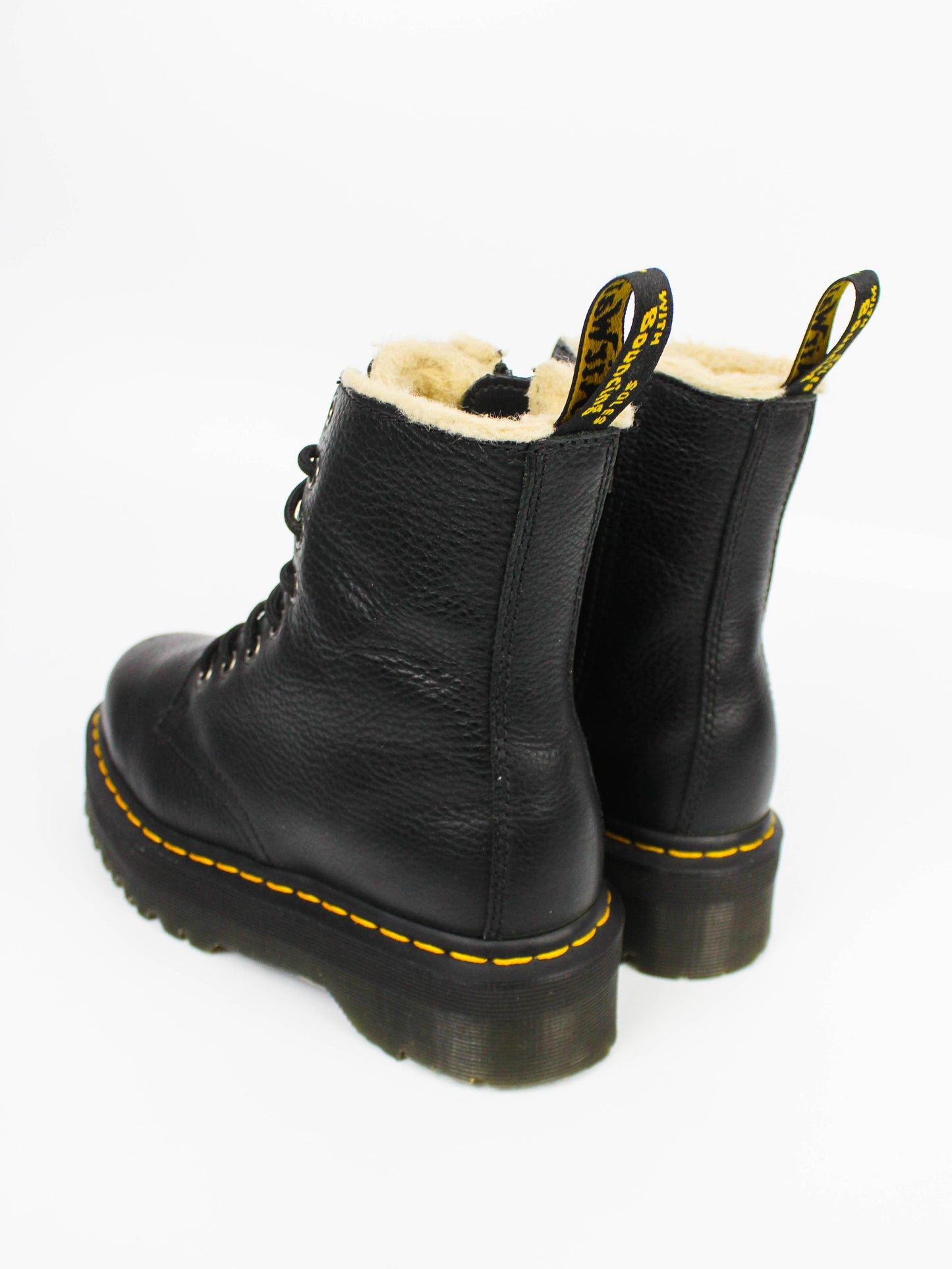 Dr. Martens Jadon Fur Lined Pisa Black