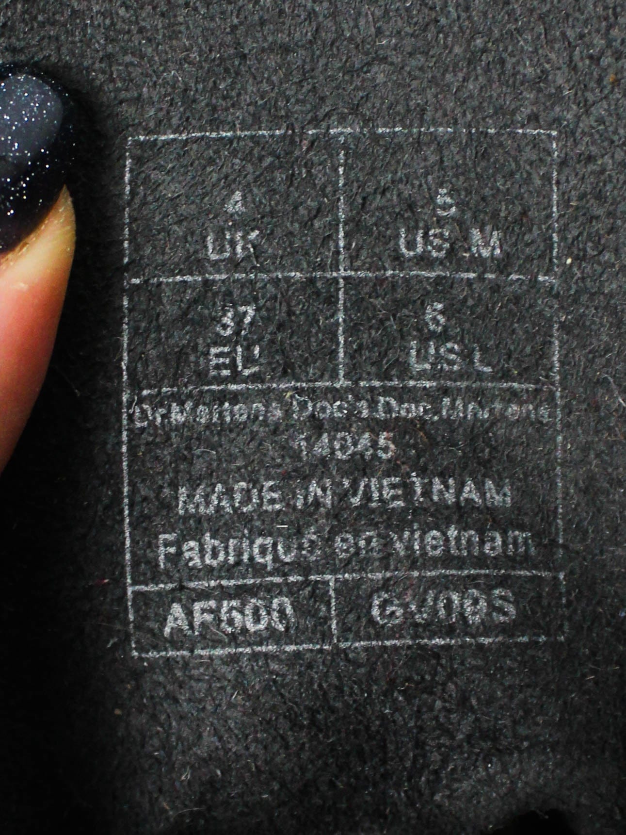Dr. Martens 1460 Vegan Black Felix Rub Off